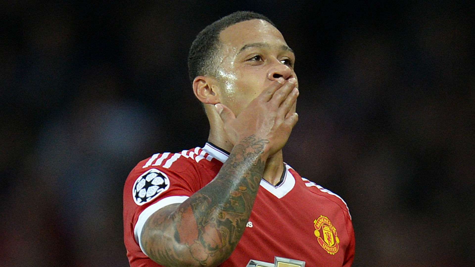 Memphis Depay Manchester United v Club Brugge Champions League 180815