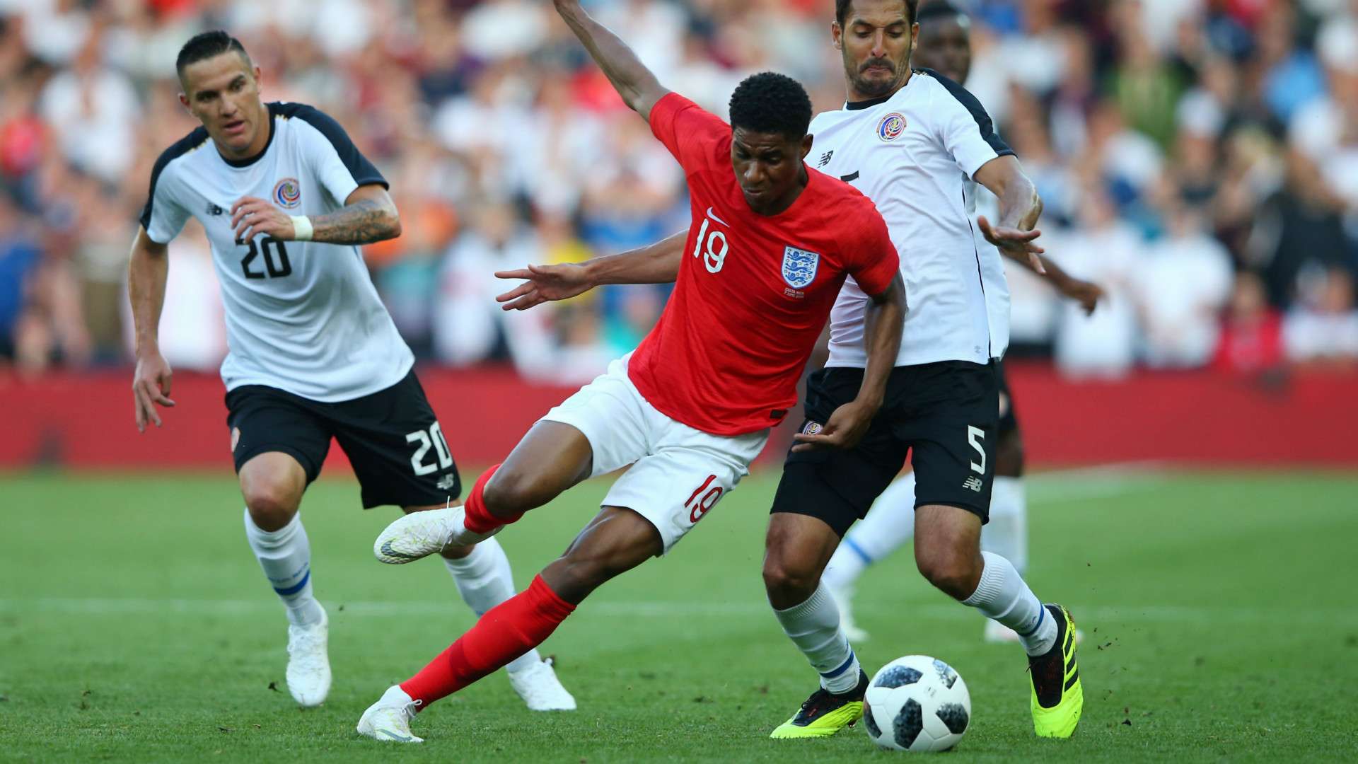 Marcus Rashford England 2018