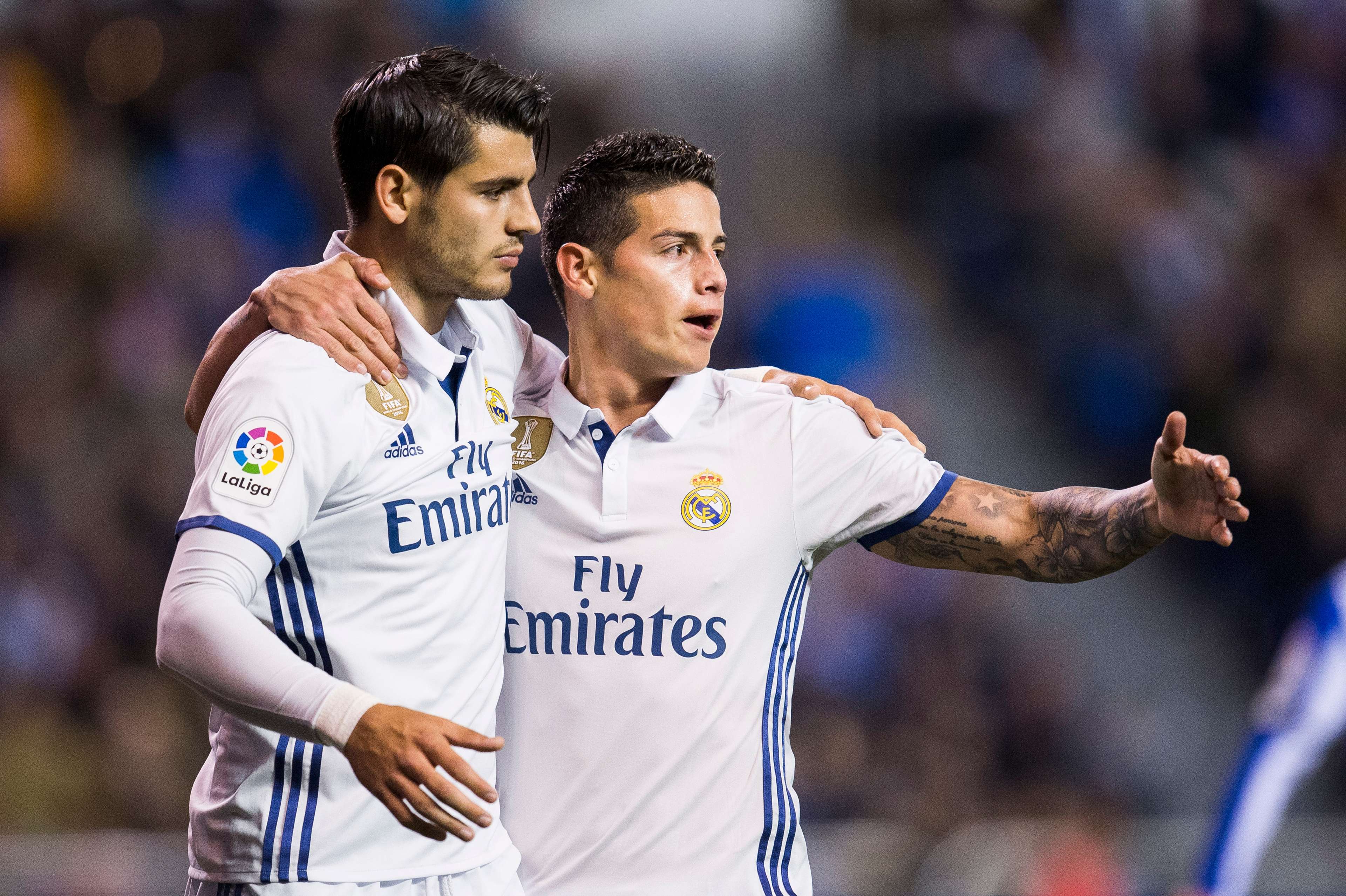 Alvaro Morata & James Rodriguez