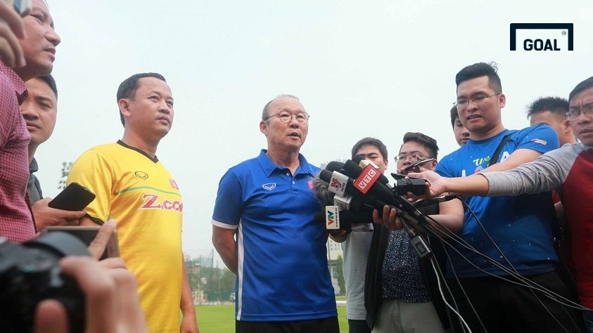 HLV Park Hang-seo trả lời phỏng vấn chiều 23/3