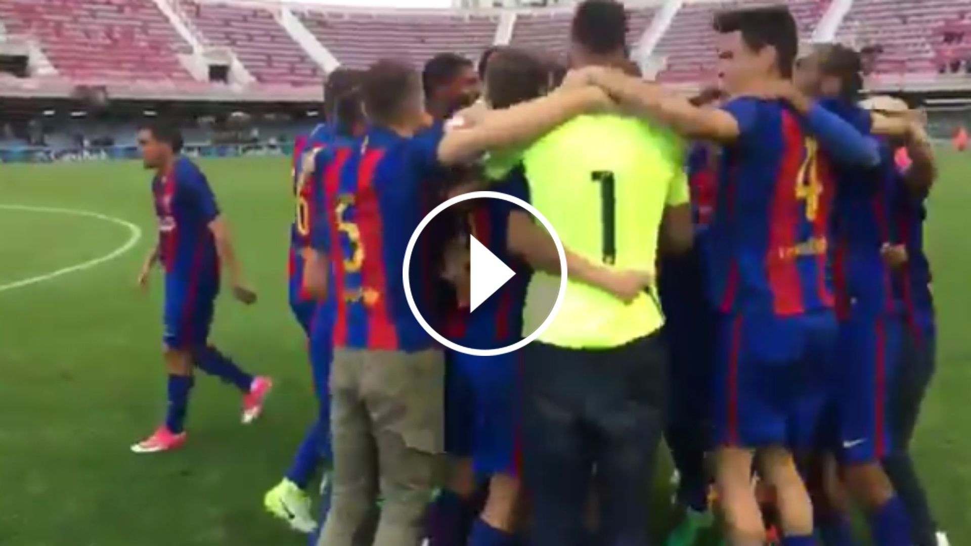 Barça B campeón de Liga