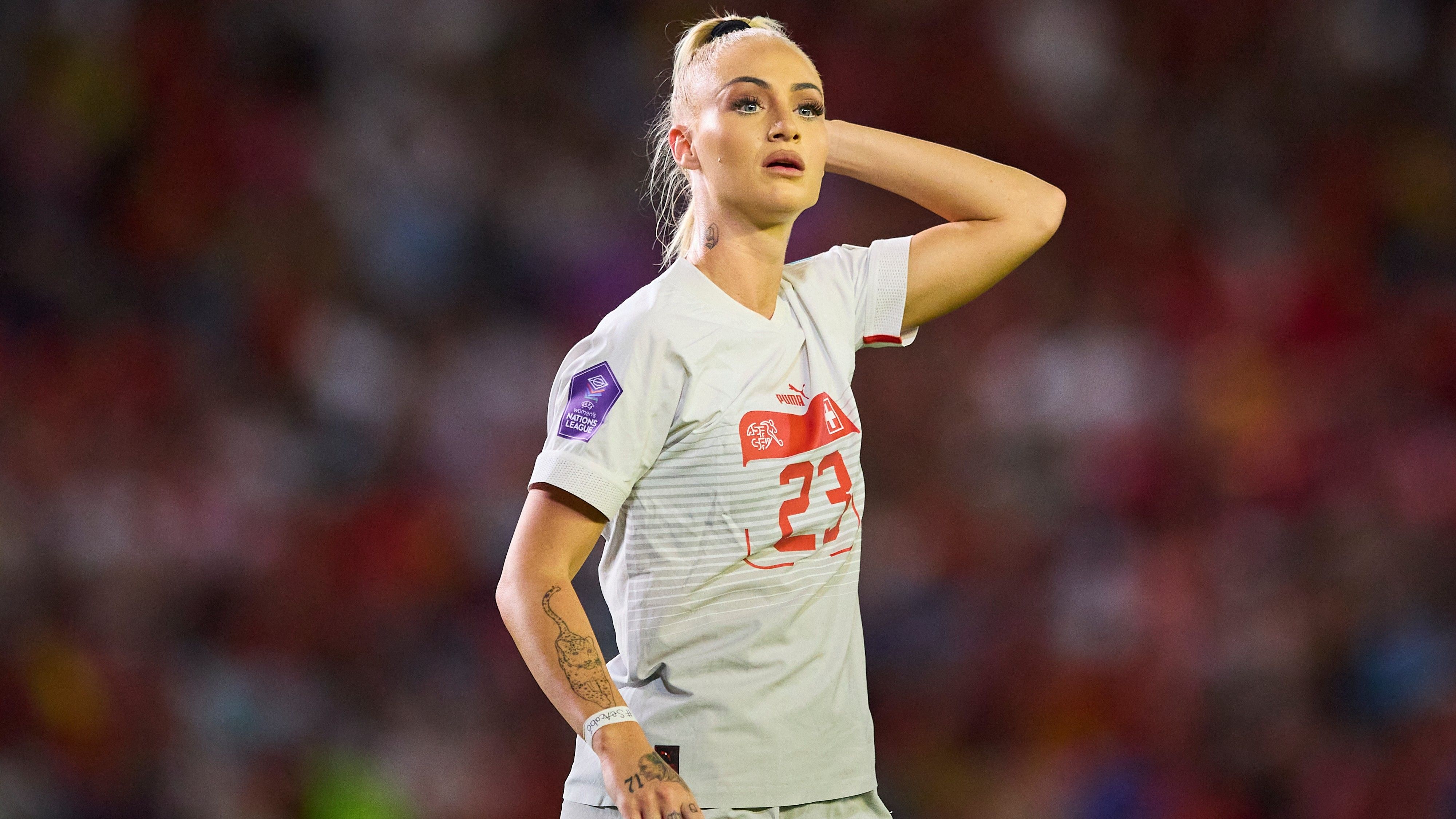 ‘About last night’ – Alisha Lehmann shares upbeat reaction despite being limited to 10-minute cameo in Switzerland’s clash with Turkey | Goal.com Cameroon ‘About last night’ – Alisha Lehmann shares upbeat reaction despite being limited to 10-minute cameo in Switzerland’s clash with Turkey | Goal.com Cameroon