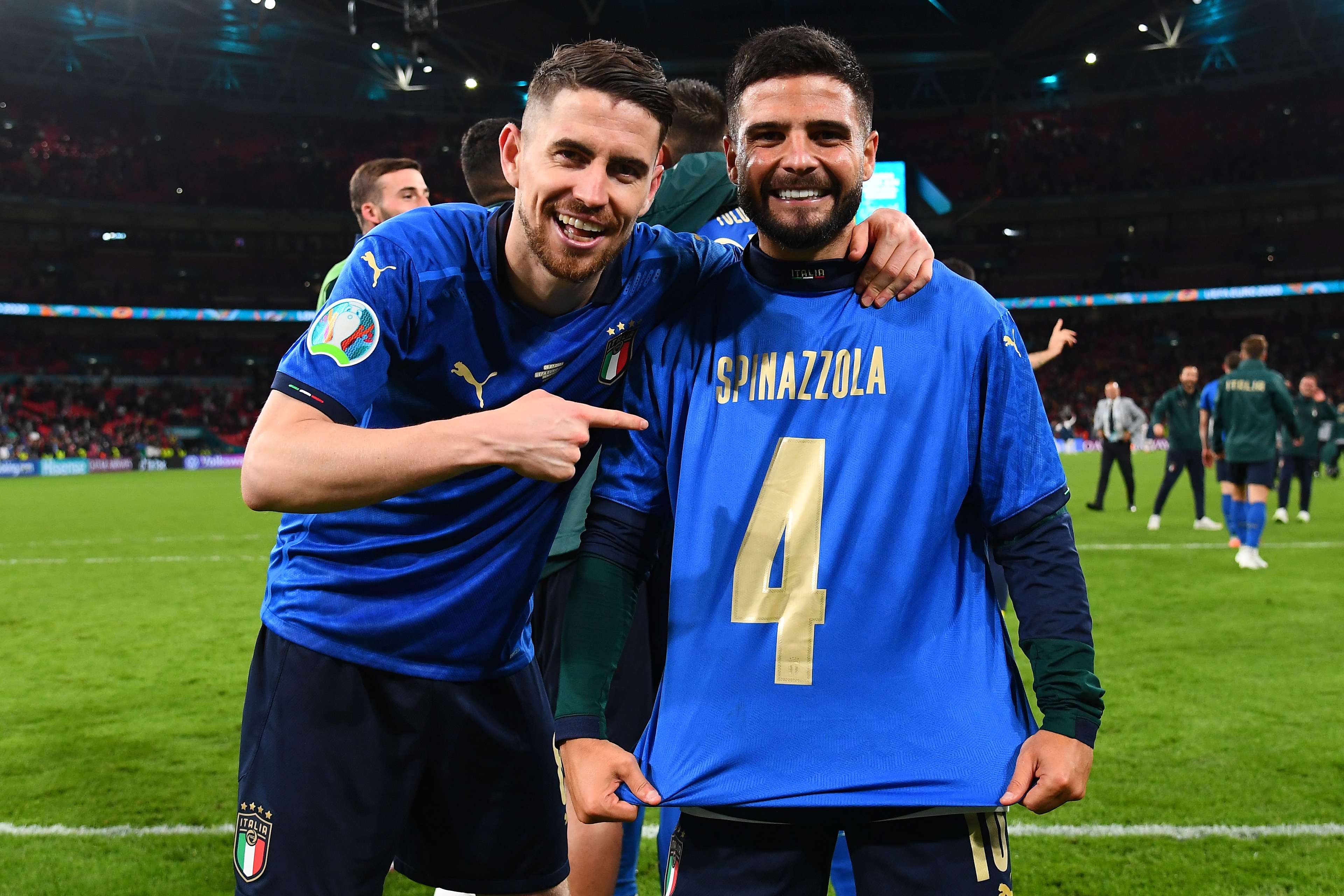 Italy v Spain - UEFA Euro 2020: Semi-final Jorginho, Lorenzo for Spinazzola