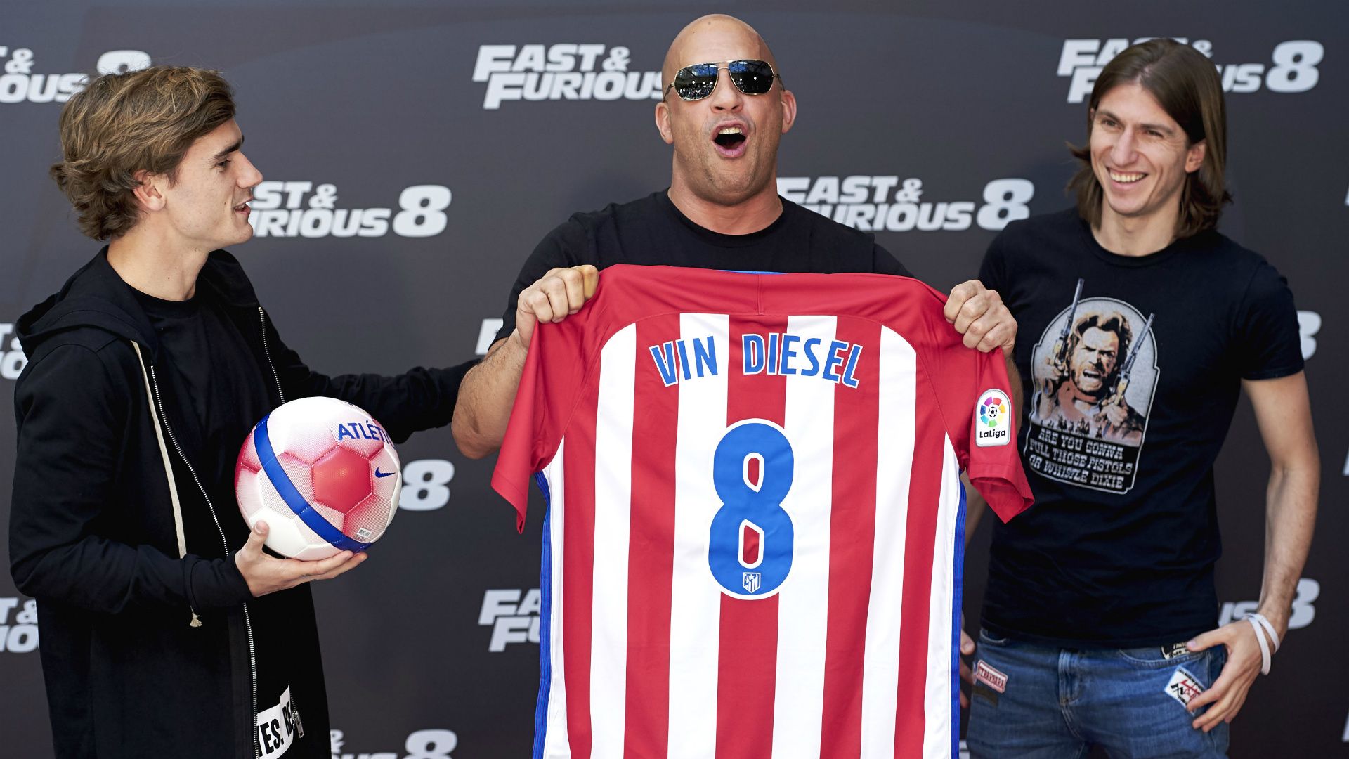 Vin Diesel Griezmann Filipe Atletico Fast Furious
