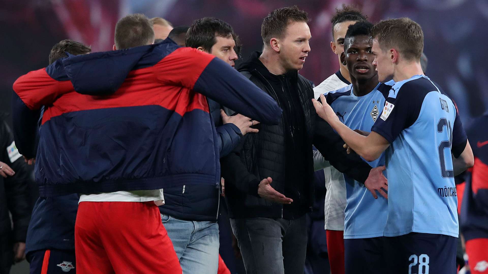 Julian Nagelsmann Matthias Ginter RB Leipzig Borussia Monchengladbach 2020