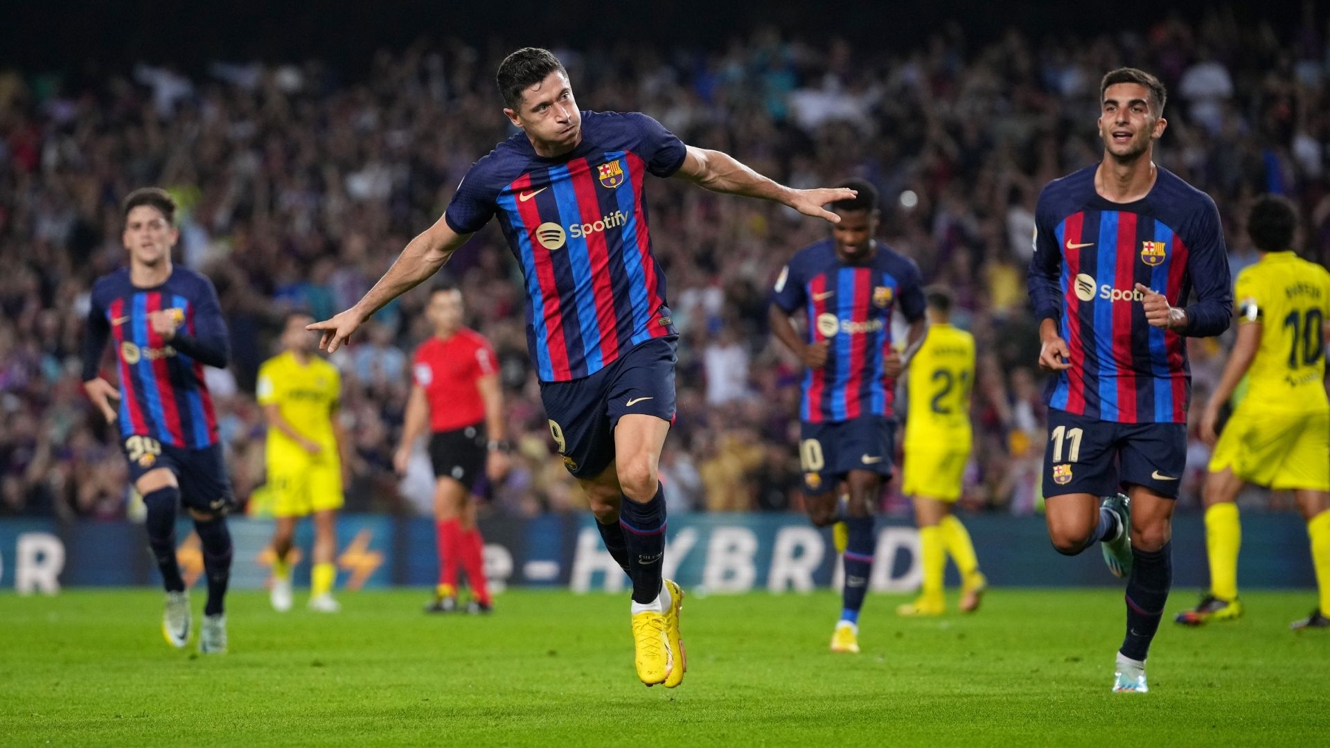 Lewandowski Barcelona Villarreal