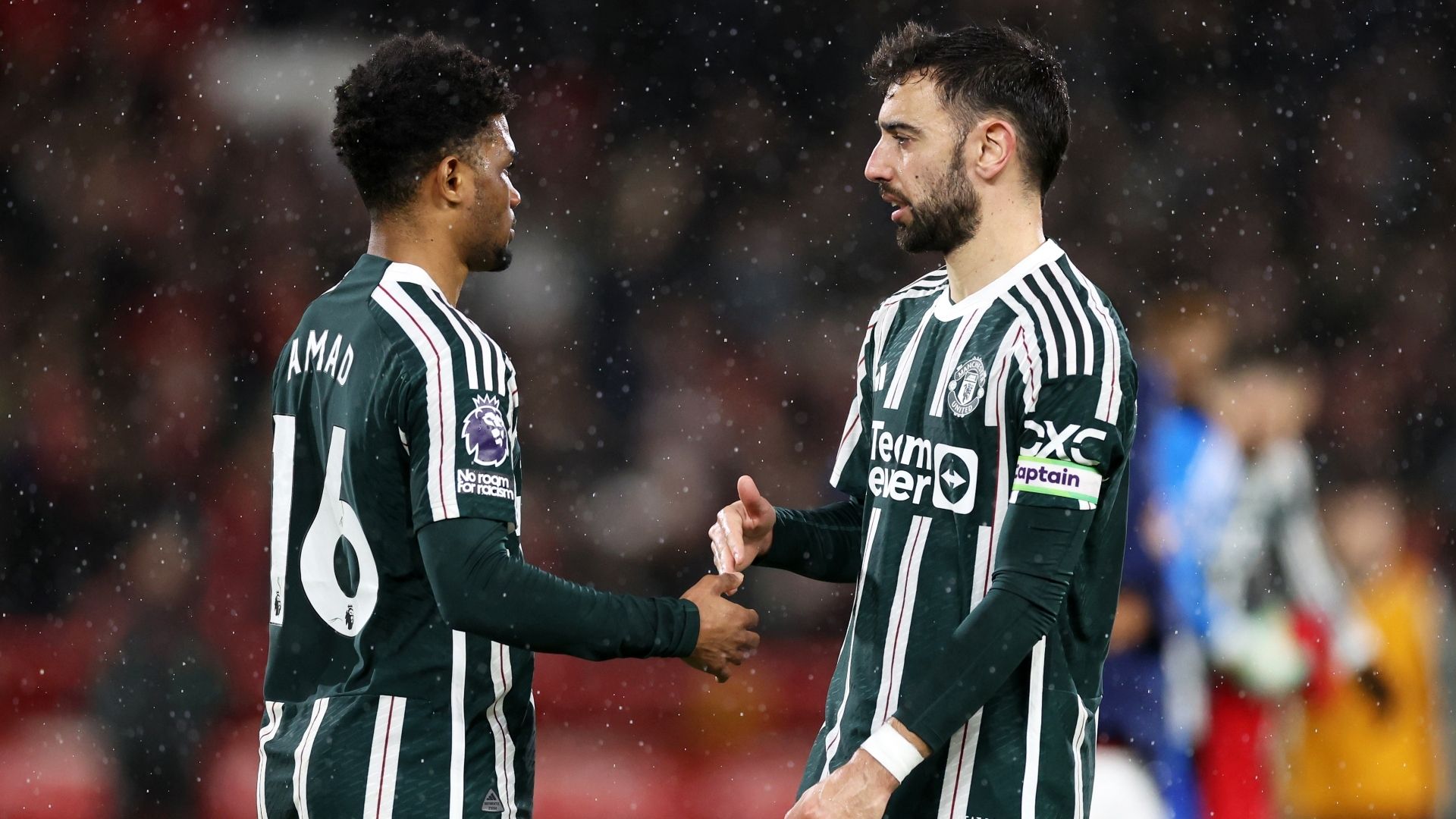 Amad Diallo Bruno Fernandes Nottingham Forest Manchester United 30122023