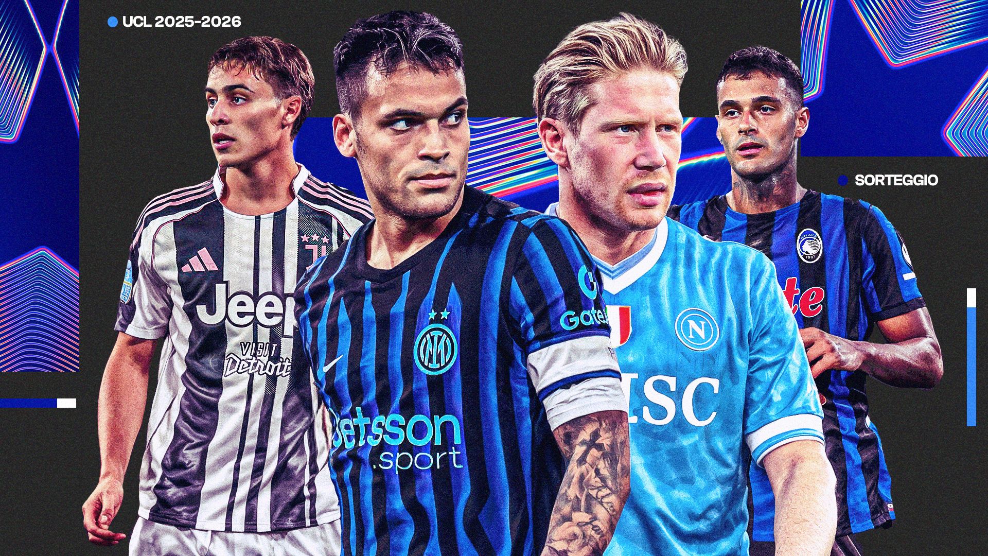 UCL SORTEGGIO ITALIANE HD