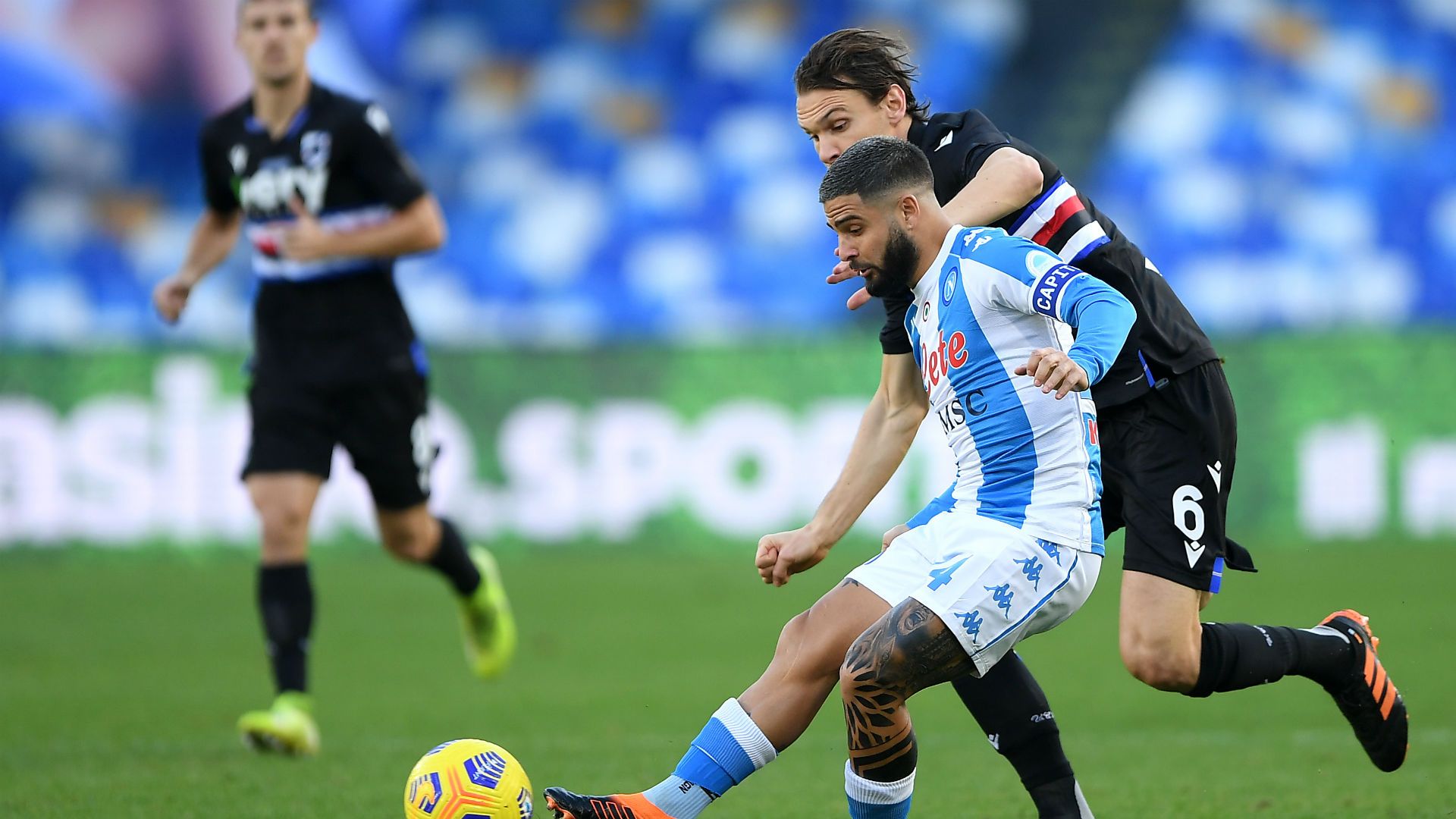 Ekdal Insigne Napoli Sampdoria Serie A