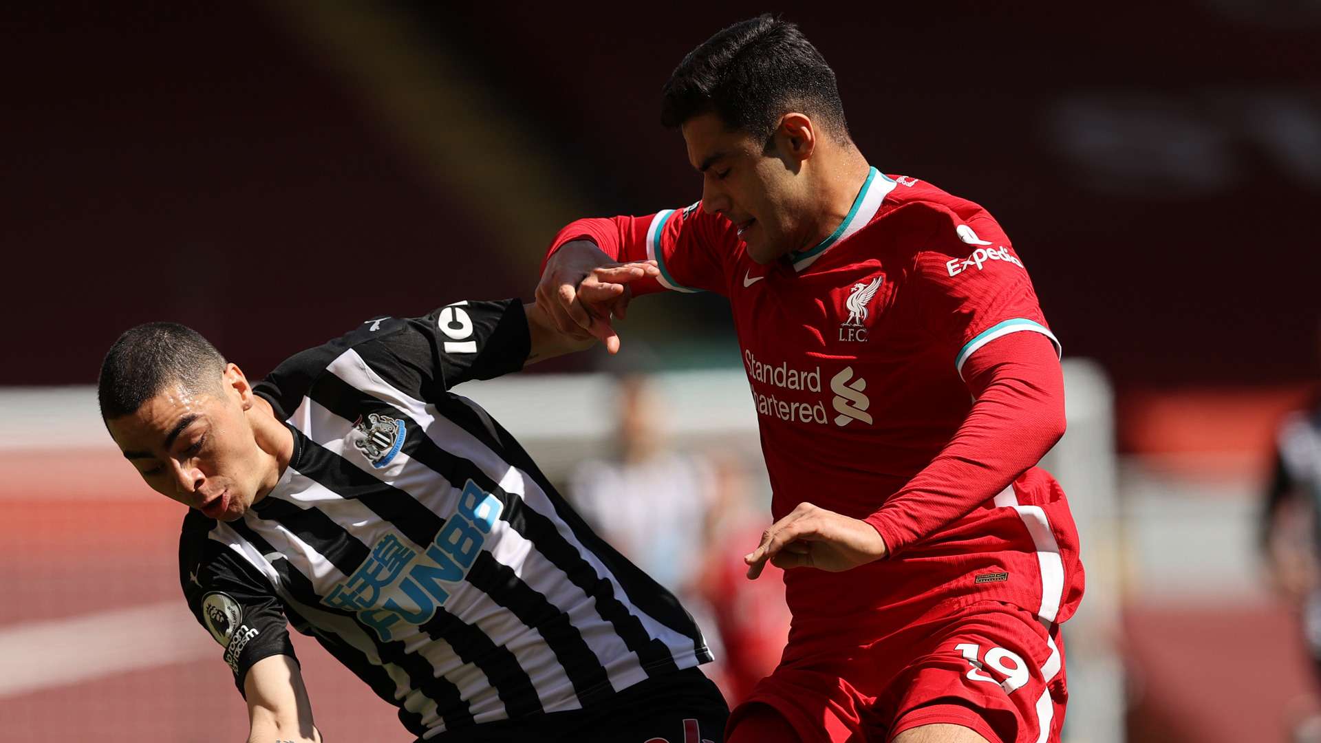 Ozan Kabak. Liverpool vs Newcastle United 04.24.2021