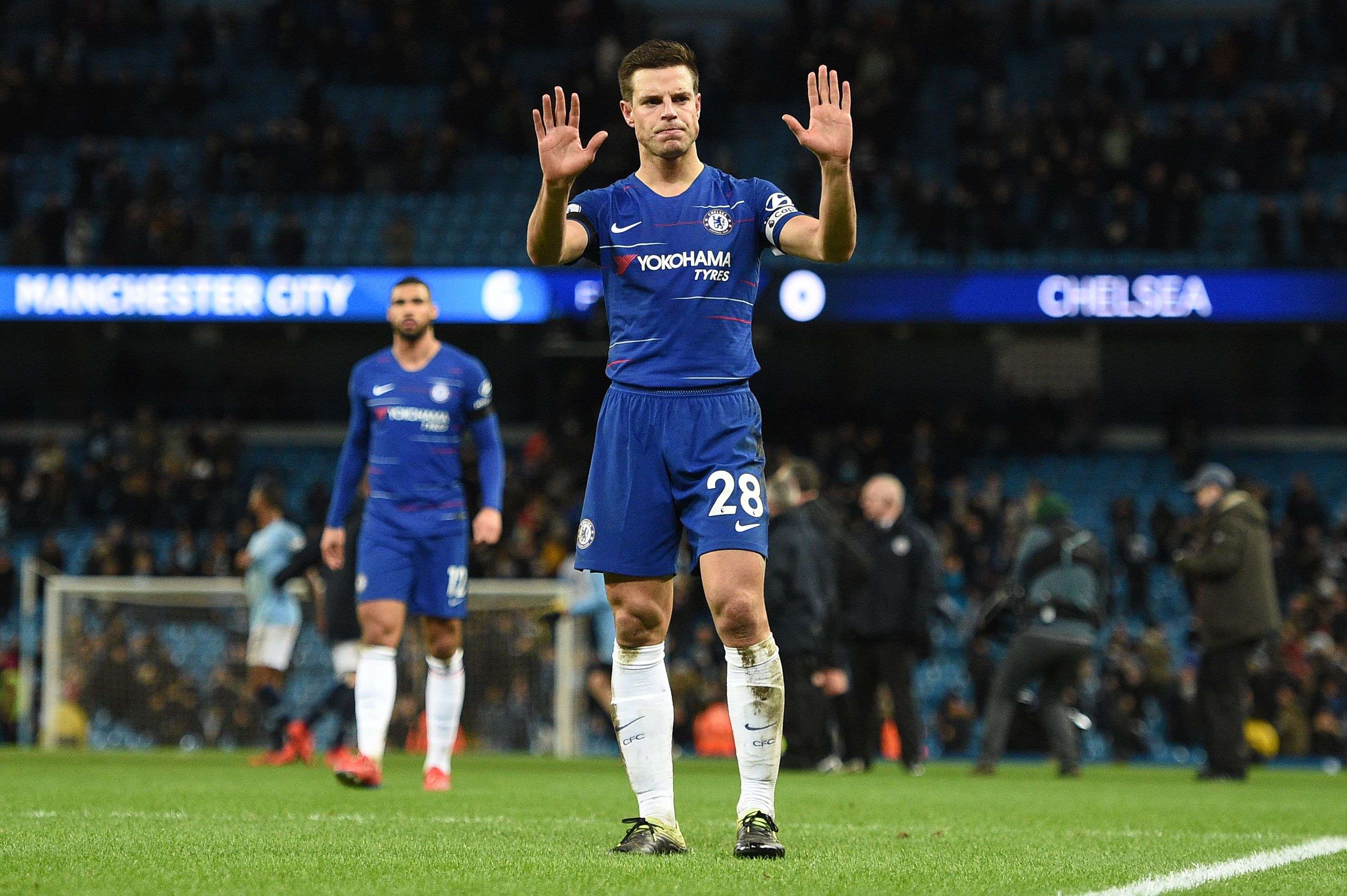 Cesar Azpilicueta Manchester City Chelsea Premier League 02/10/19