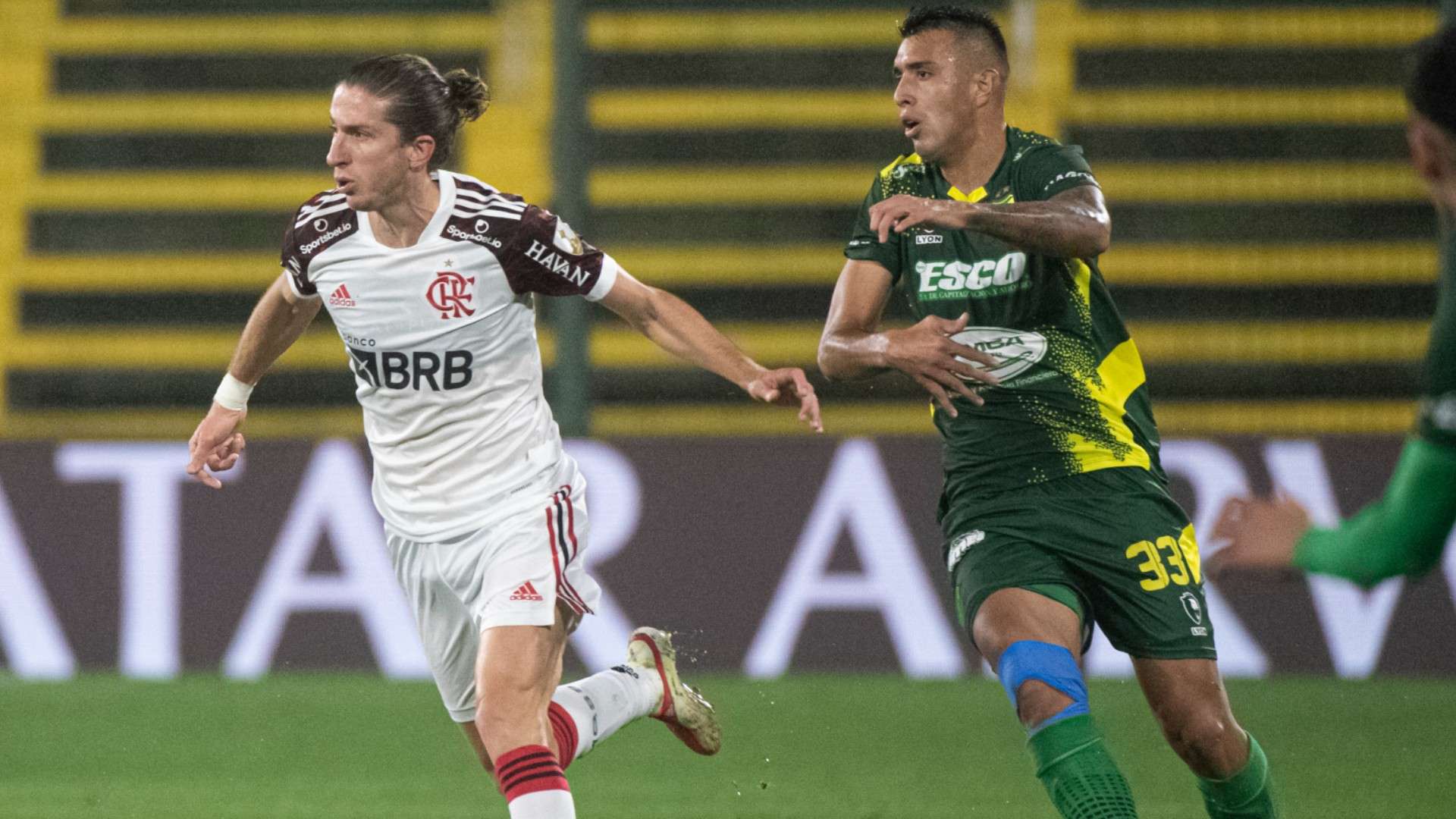 Filipe Luís Defensa y Justicia Flamengo Libertadores 14 07 2021