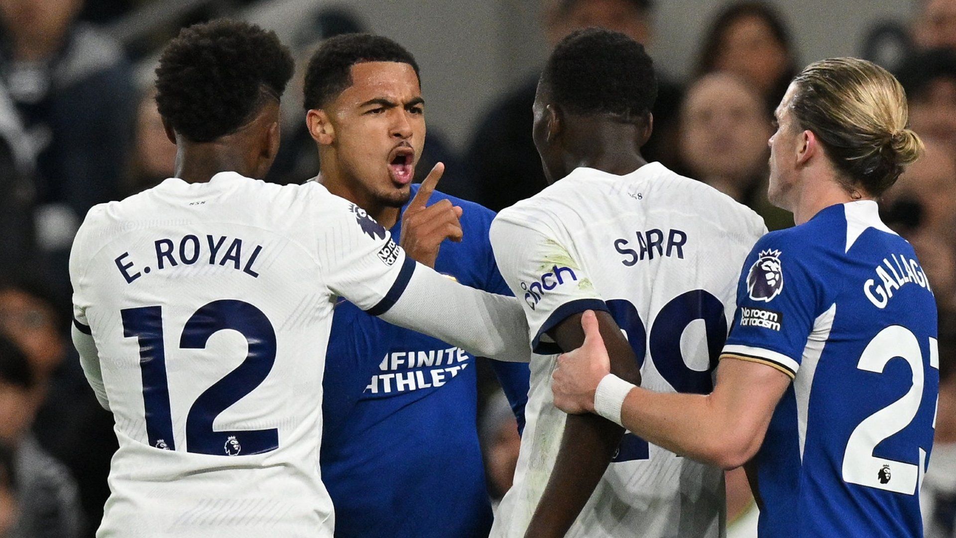 Levi Colwill Emerson Royal Pape Sarr Tottenham Chelsea 2023-24