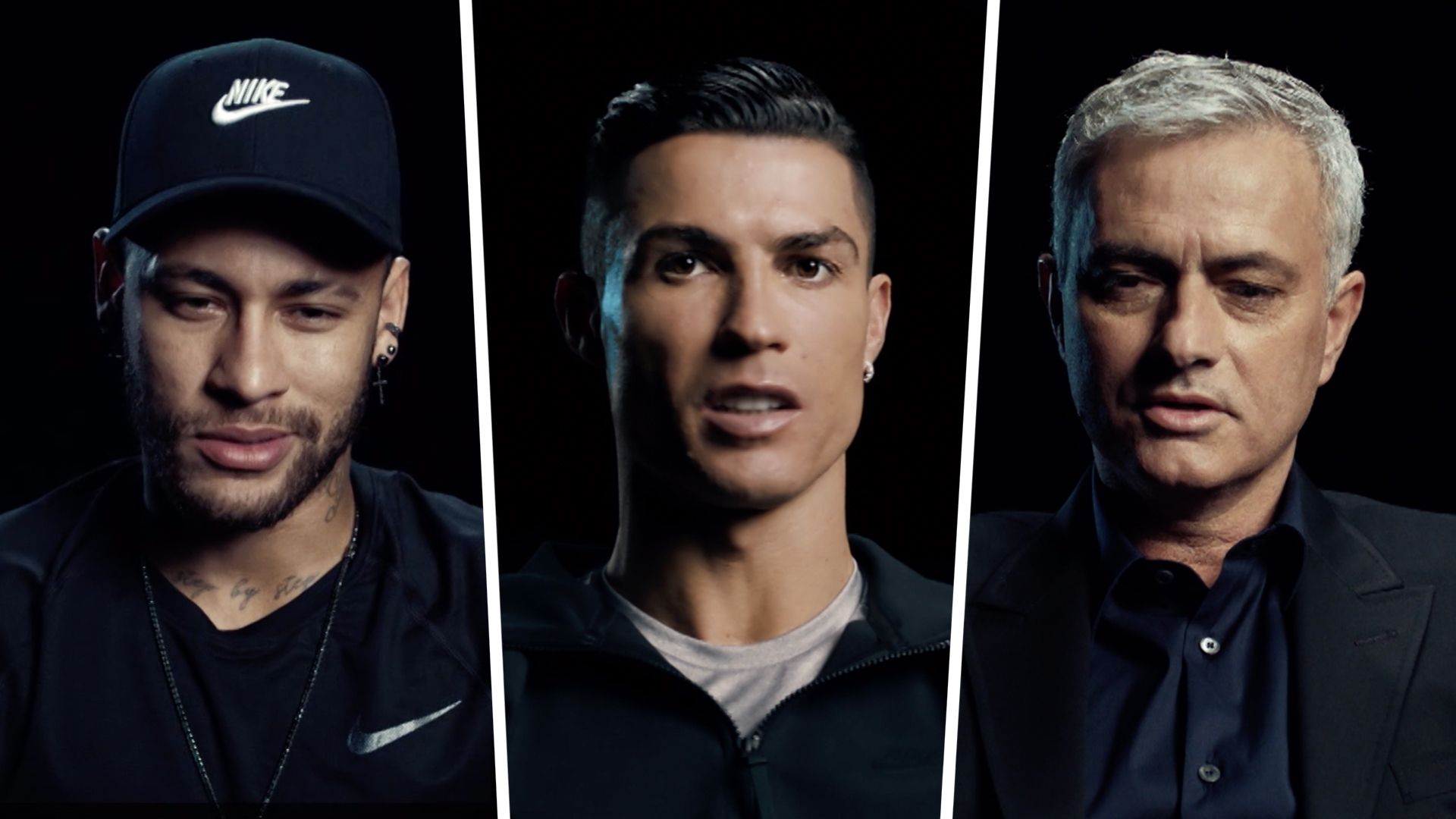 Neymar Cristiano Ronaldo Jose Mourinho GFX