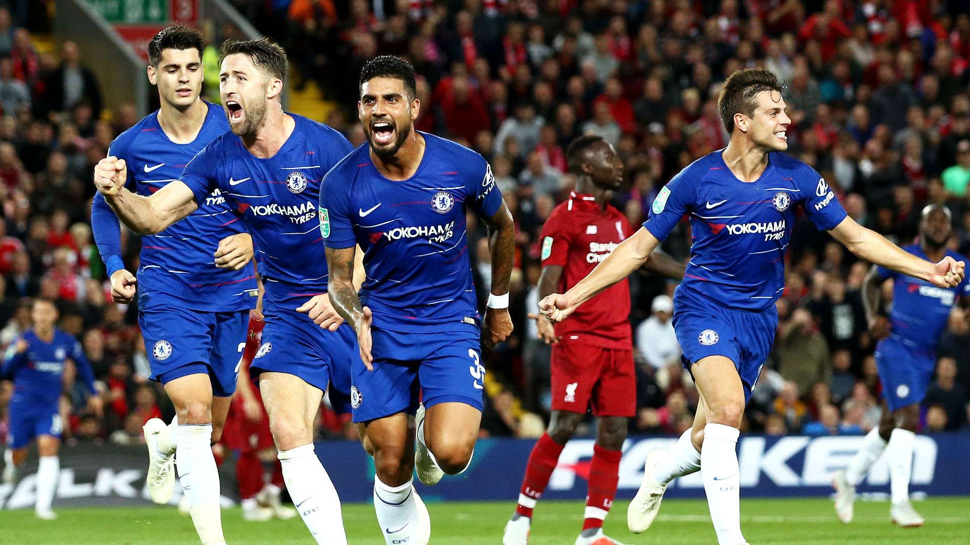Emerson Chelsea Liverpool League Cup 26092018