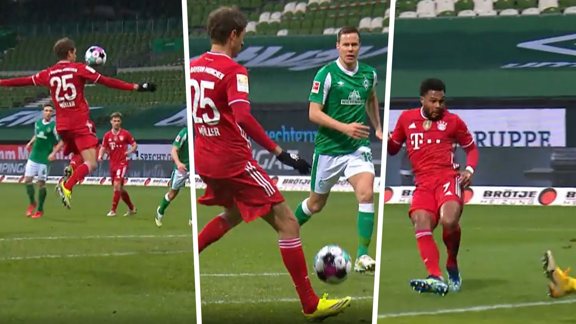 FC BAYERN BREMEN MÜLLER ASSIST GFX GNABRY