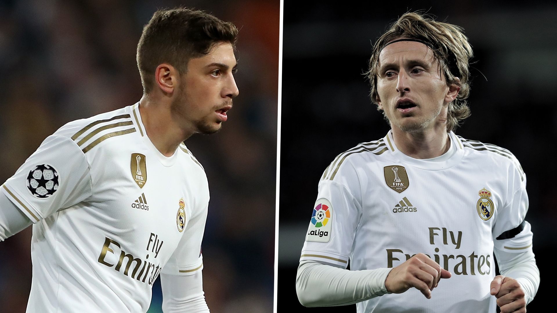 Federico Valverde Luka Modric Real Madrid GFX