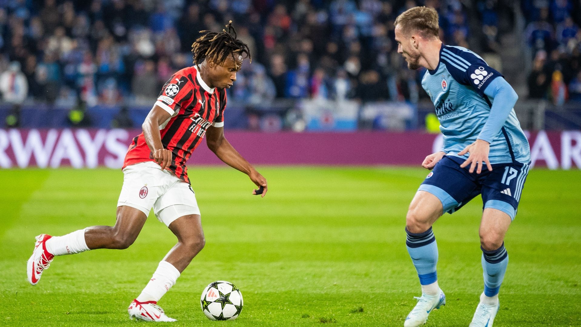 Chukwueze Slovan Bratislava Milan