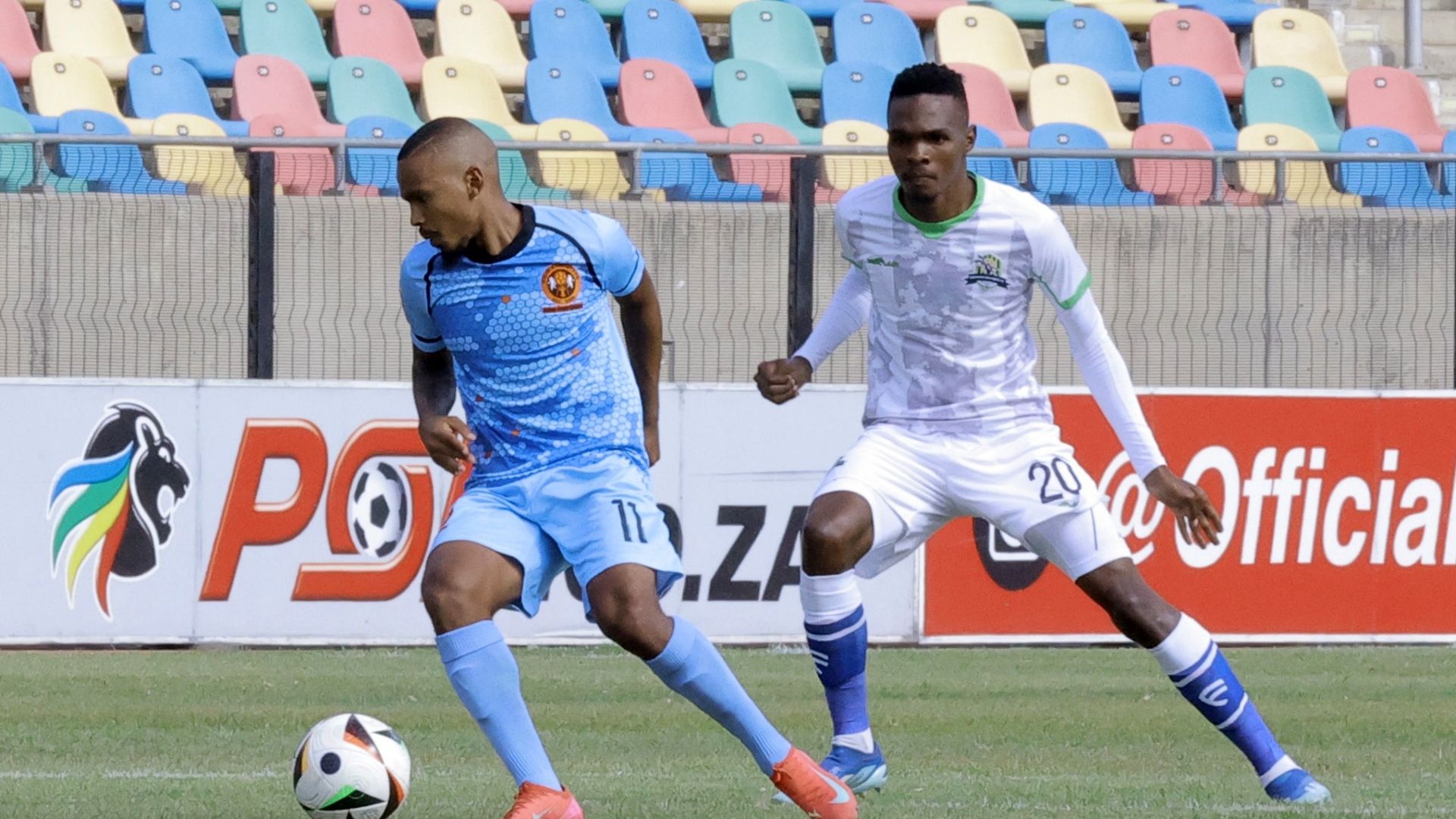 Oswin Appollis, Polokwane City & Edson Khumalo, Marumo Gallants, February 2025.