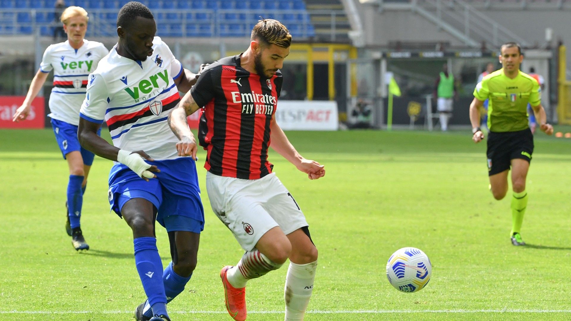 Milan Sampdoria Colley Hernandez