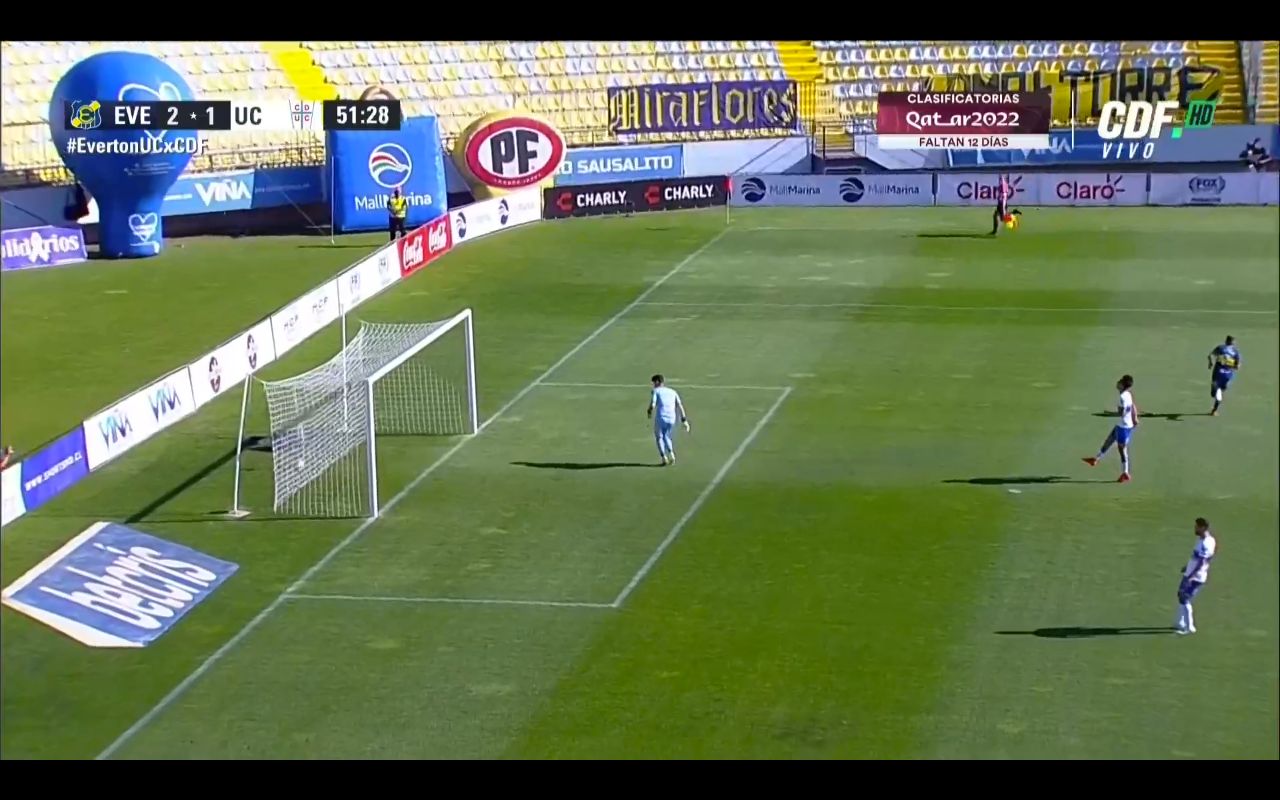 Gol Juan Cuevas Everton UC