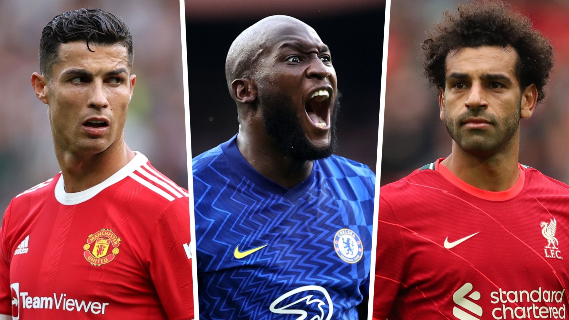 Cristiano Ronaldo Romelu Lukaku Mohamed Salah 2021-22