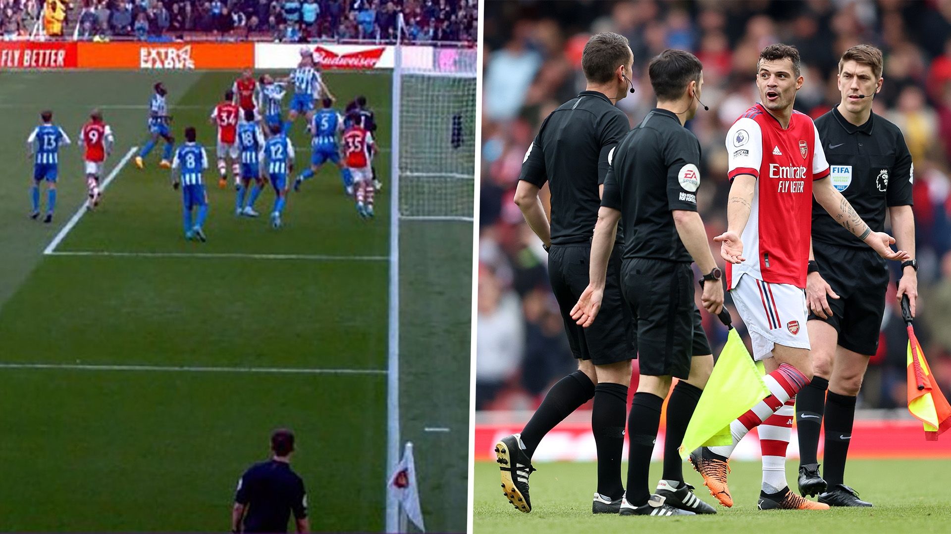 Arsenal VAR Granit Xhaka 2021-22