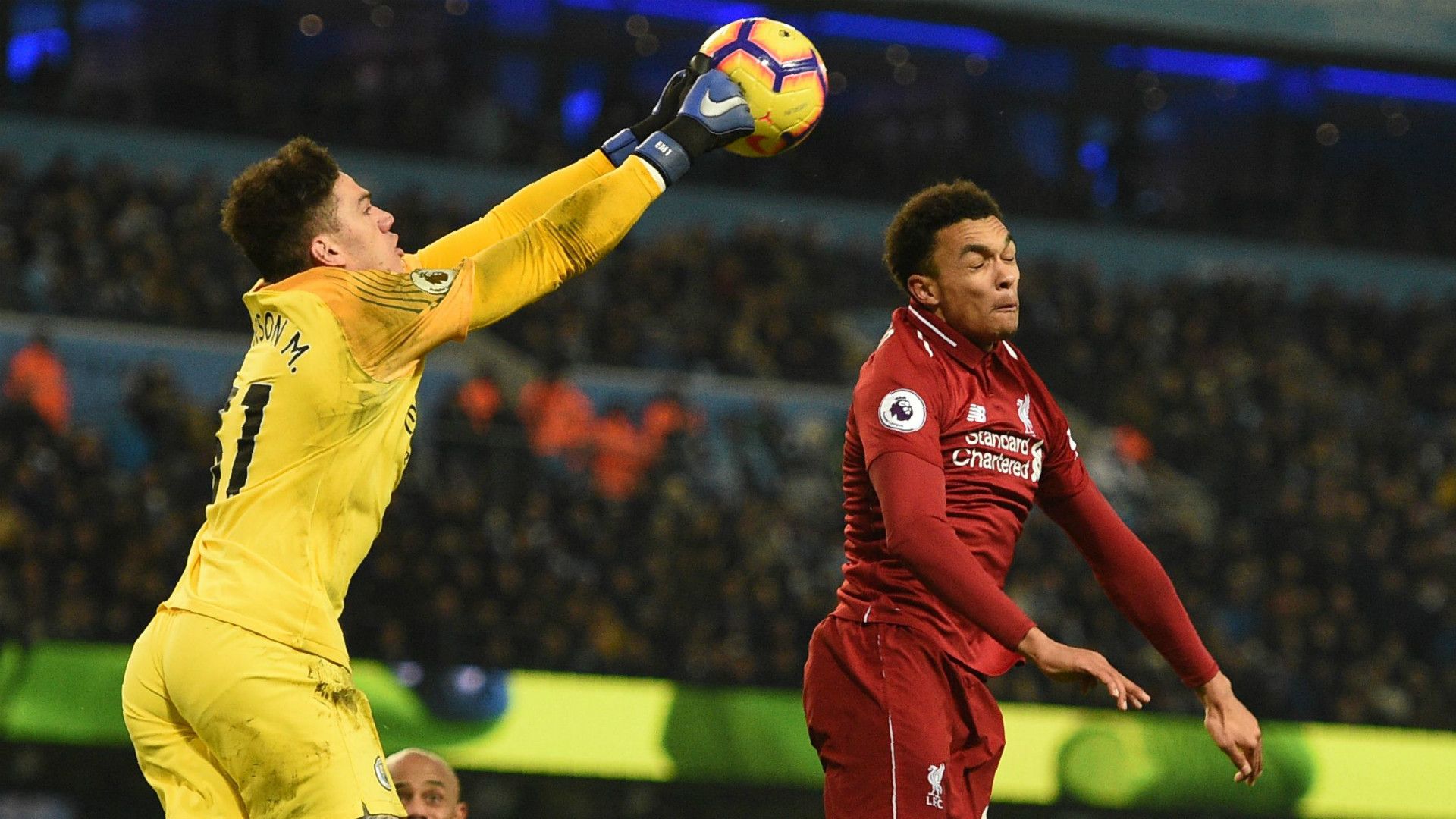 EDERSON MANCHESTER CITY TRENT ALEXANDER-ARNOLD LIVERPOOL PREMIER LEAGUE 03012019