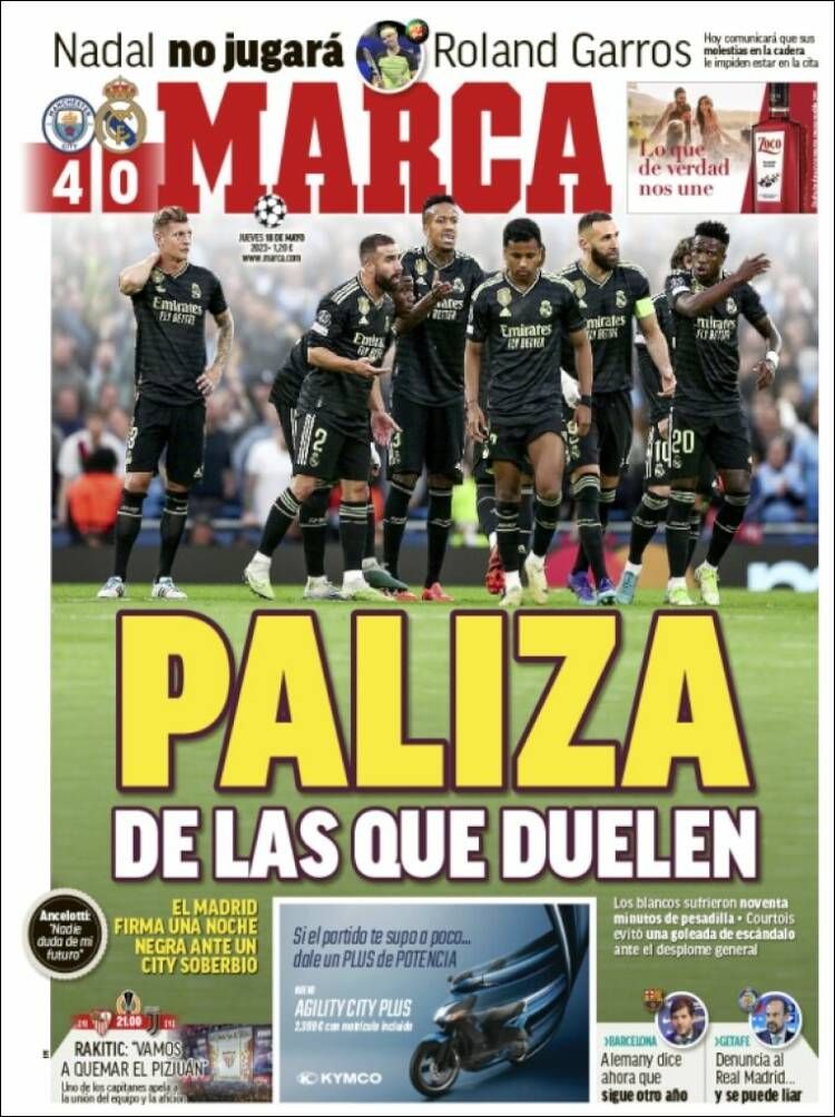 Portada Diario Marca 18 de mayo 2023