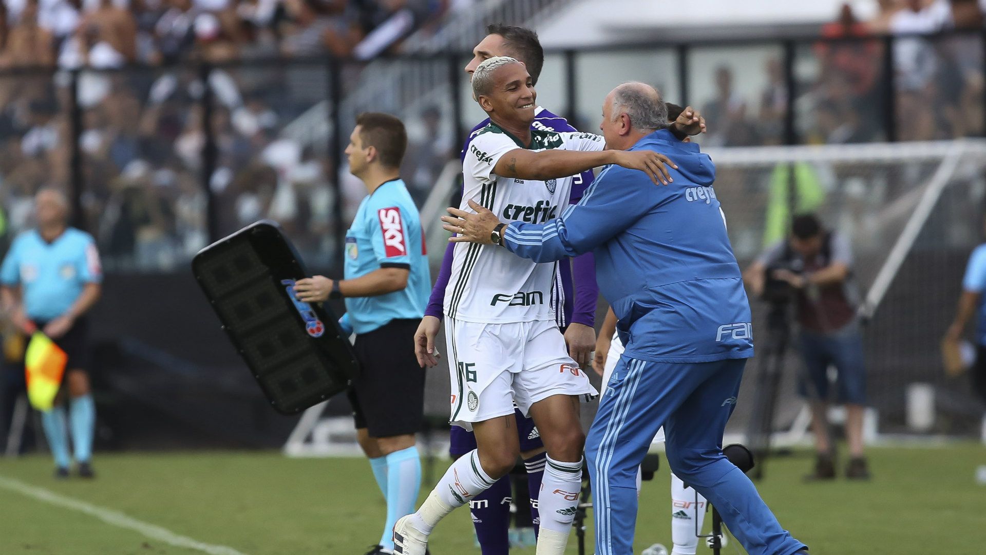 Deyverson e Felipão - Vasco x Palmeiras - 25/11/2018