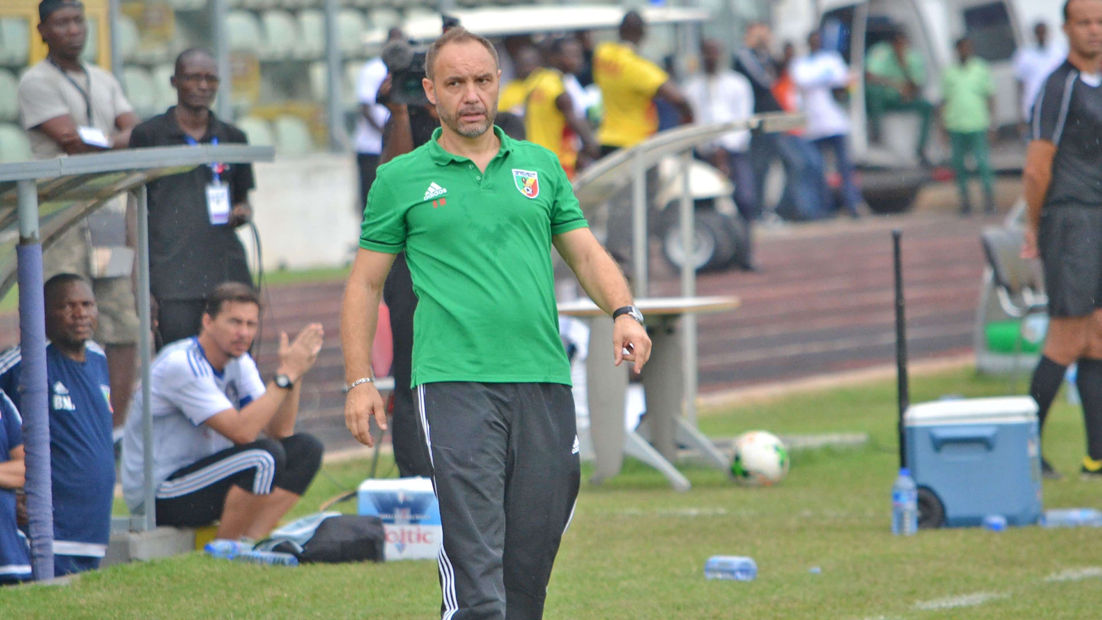 Congo coach Sebastien Migne