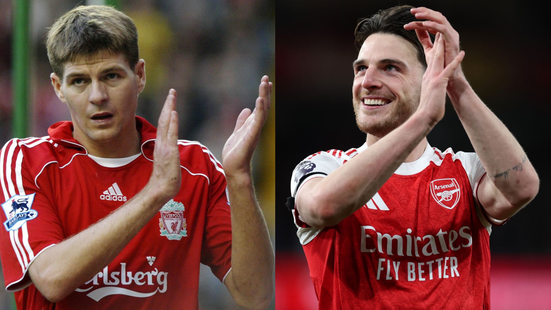 Steven Gerrard Declan Rice