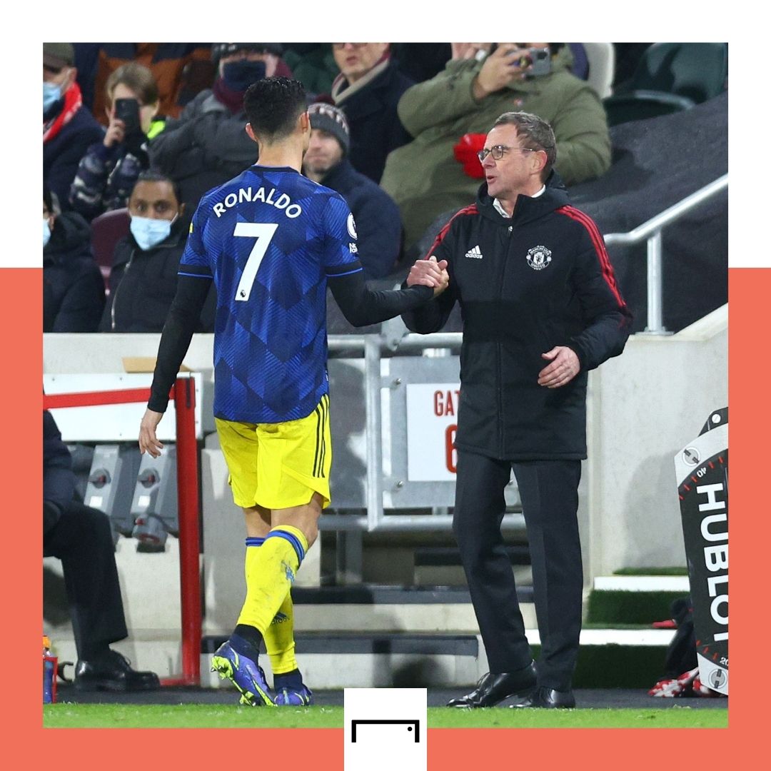 Cristiano Ronaldo Ralf Rangnick Manchester United GFX 