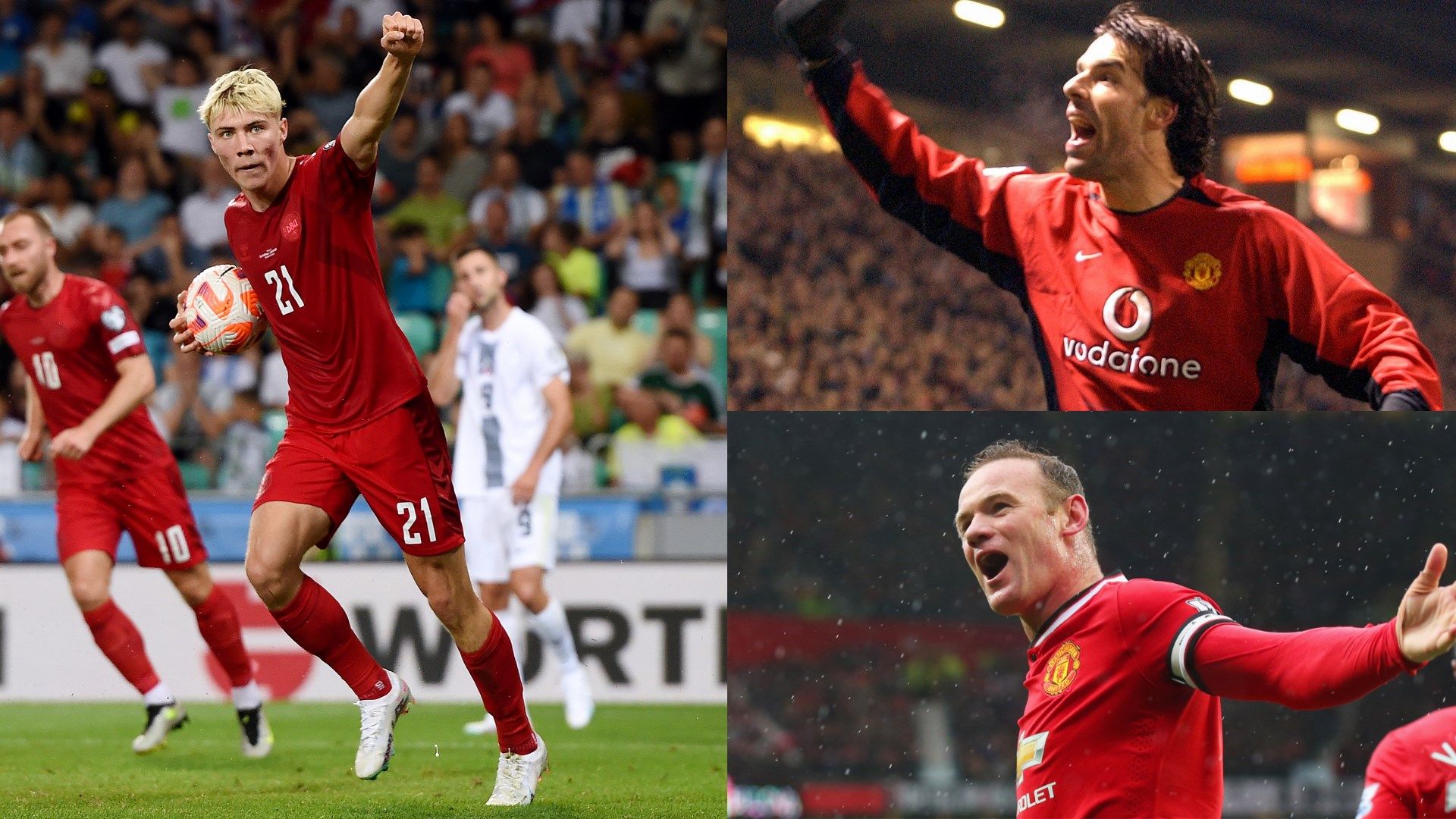 Hojlund Van Nistelrooy Rooney