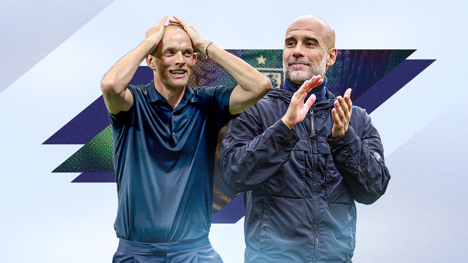 Thomas Tuchel Pep Guardiola GFX