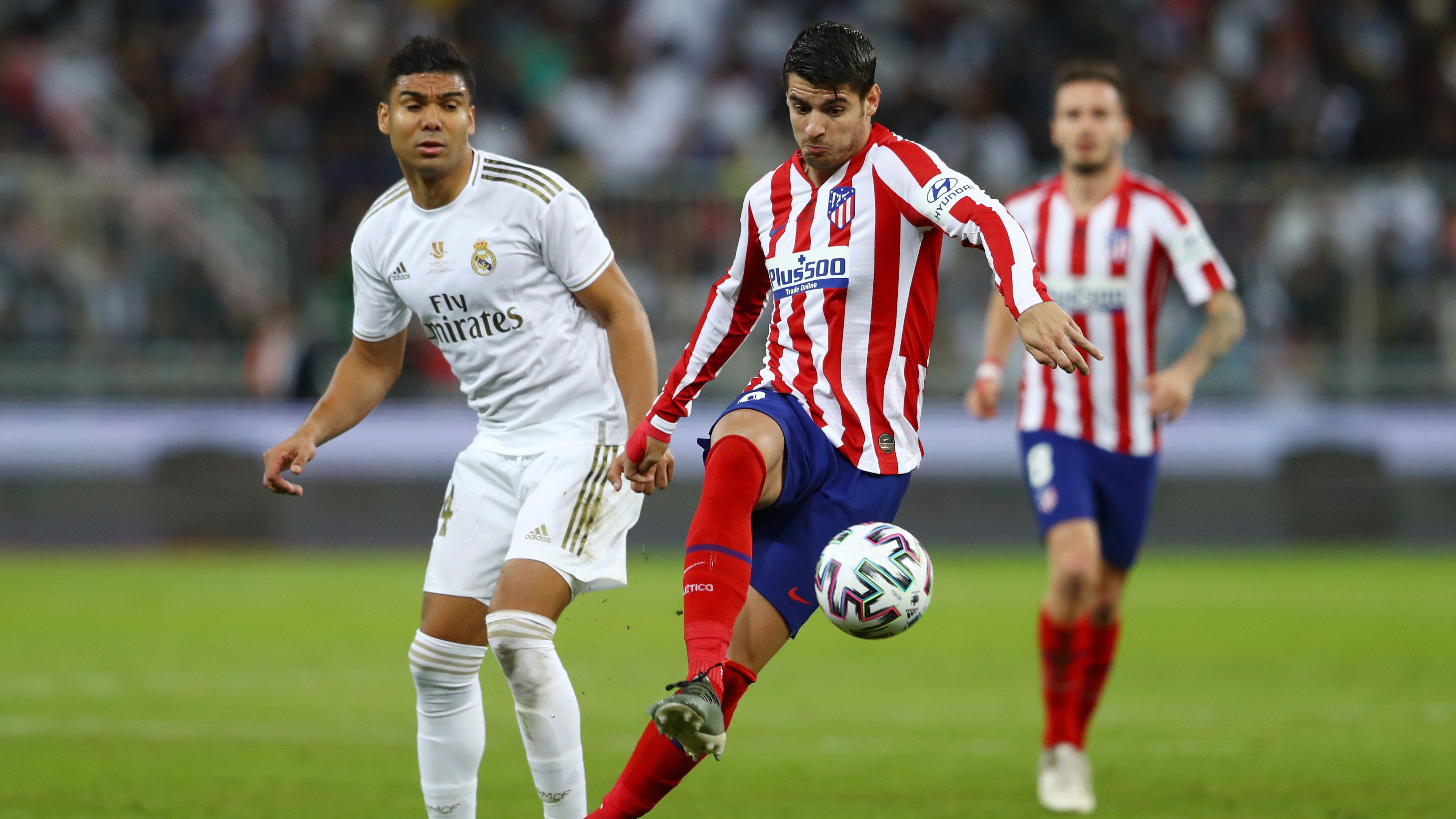 Casemiro Alvaro Morata Atletico Real Madrid Supercopa 12022020