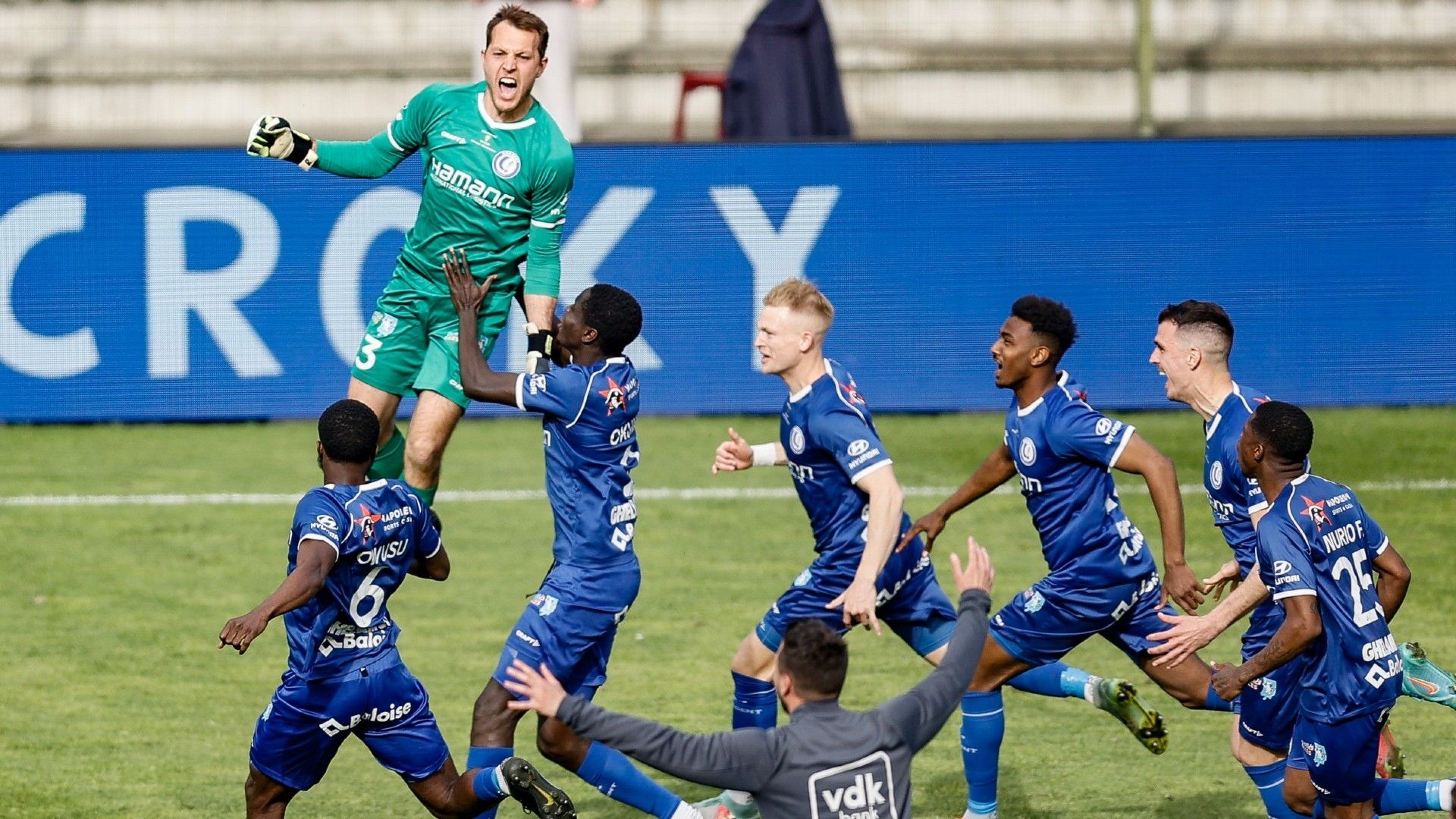 Kenya defender Joseph Okumu of KAA Gent.