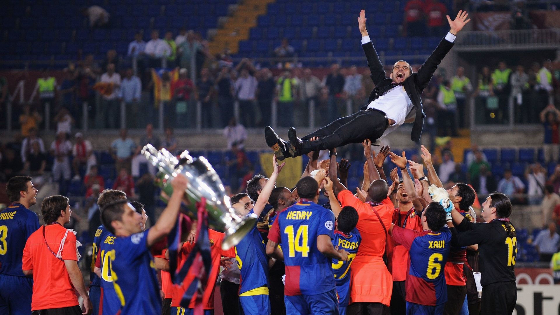 Pep Guardiola Barcelona 2009 Champions League final