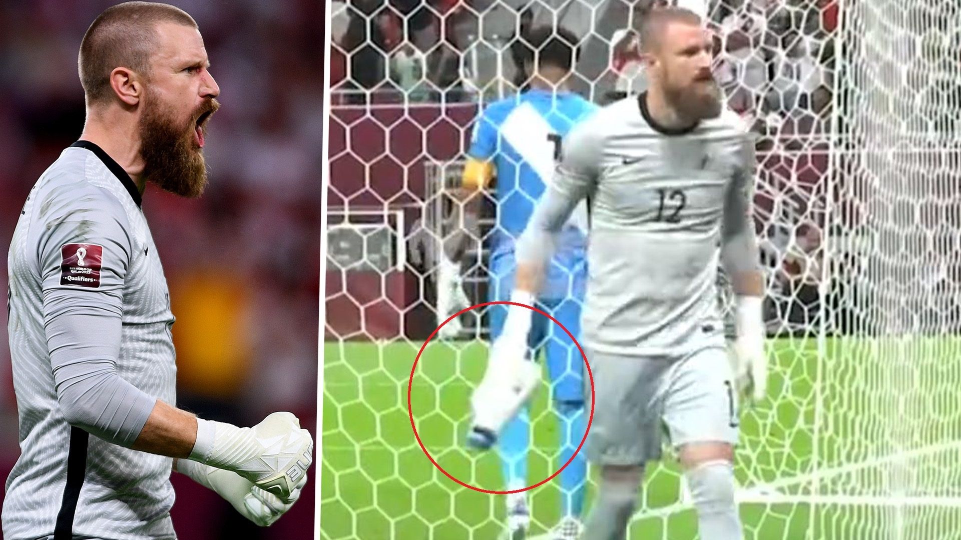 Australia goalkeeper Andrew Redmayne