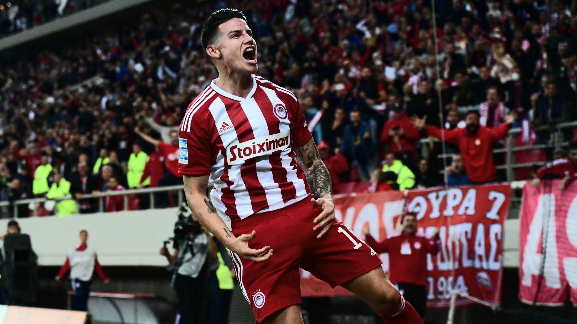 James Rodríguez Olympiacos 2022