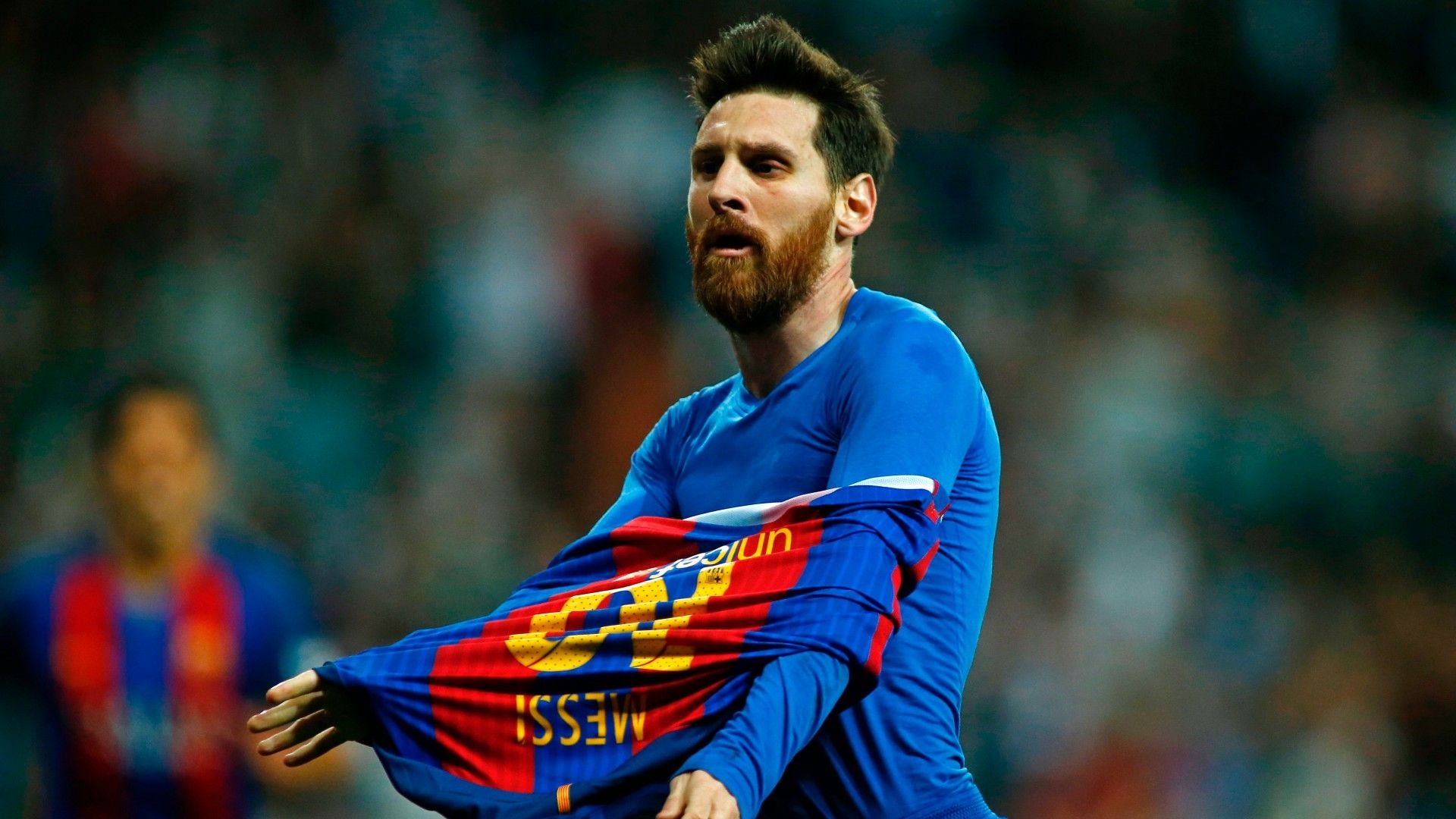 Lionel Messi celebration vs Real Madrid Barcelona legend s infamous Clasico jersey taunt explained Goal