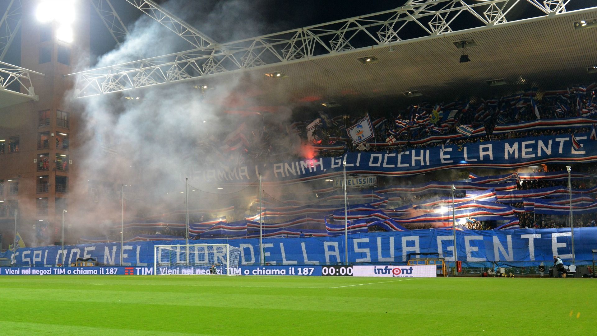 Sampdoria coreografia Genoa Sampdoria Serie A