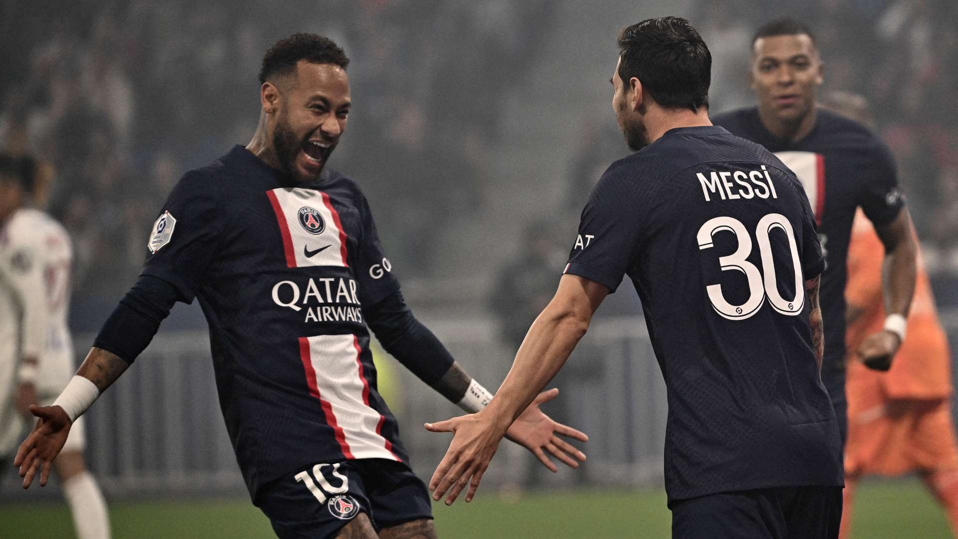 OL PSG Neymar Messi 2022-09-18