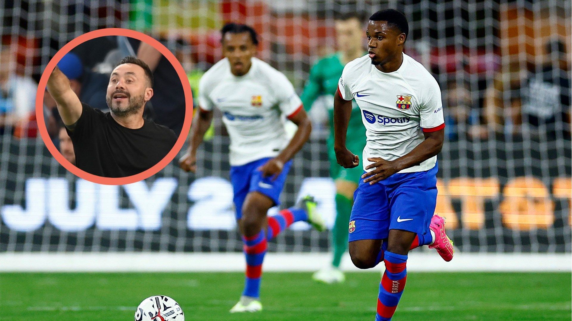 Ansu Fati De Zerbi GFX