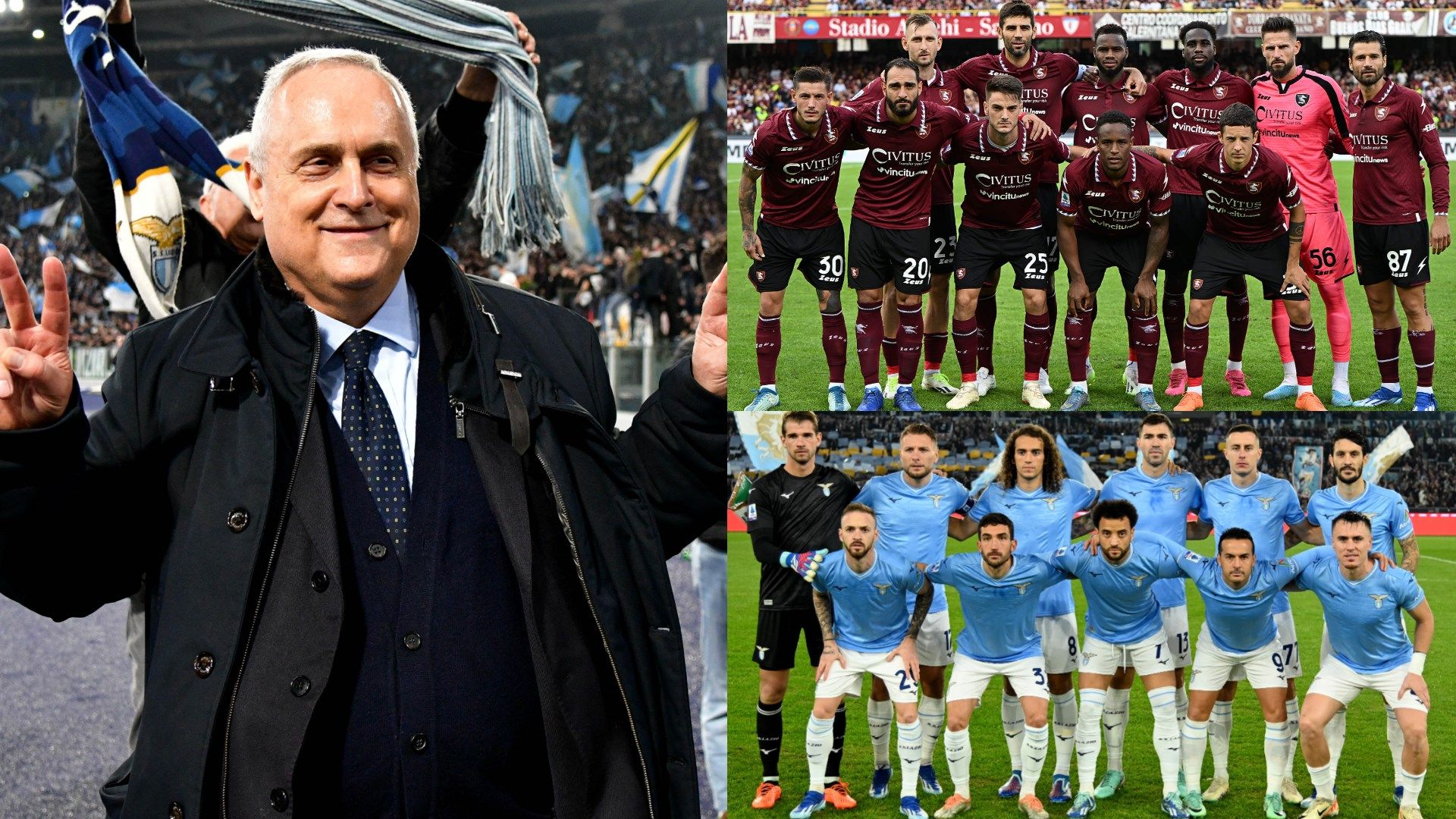 Lotito Salernitana Lazio