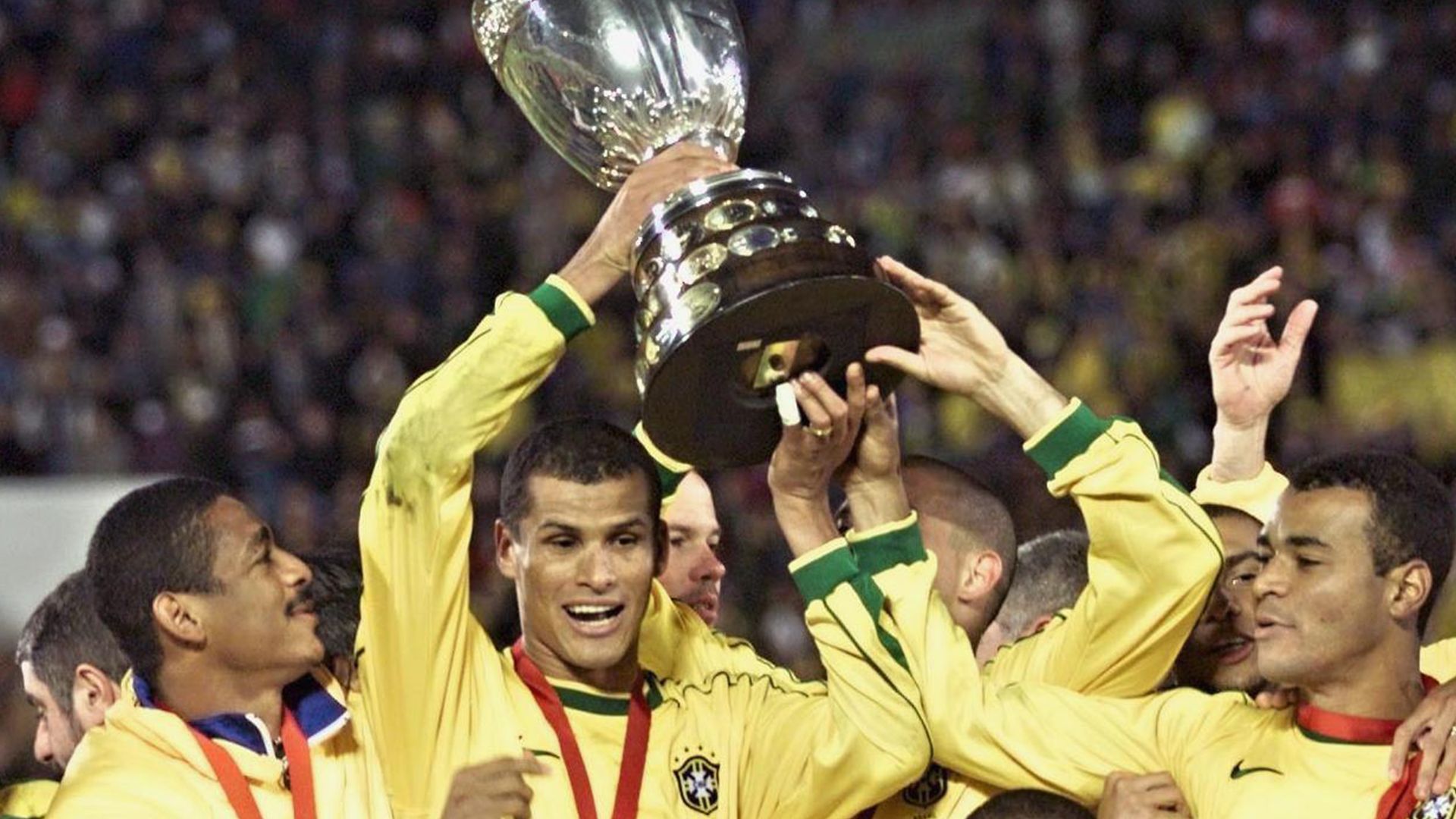 Rivaldo Copa America trophy