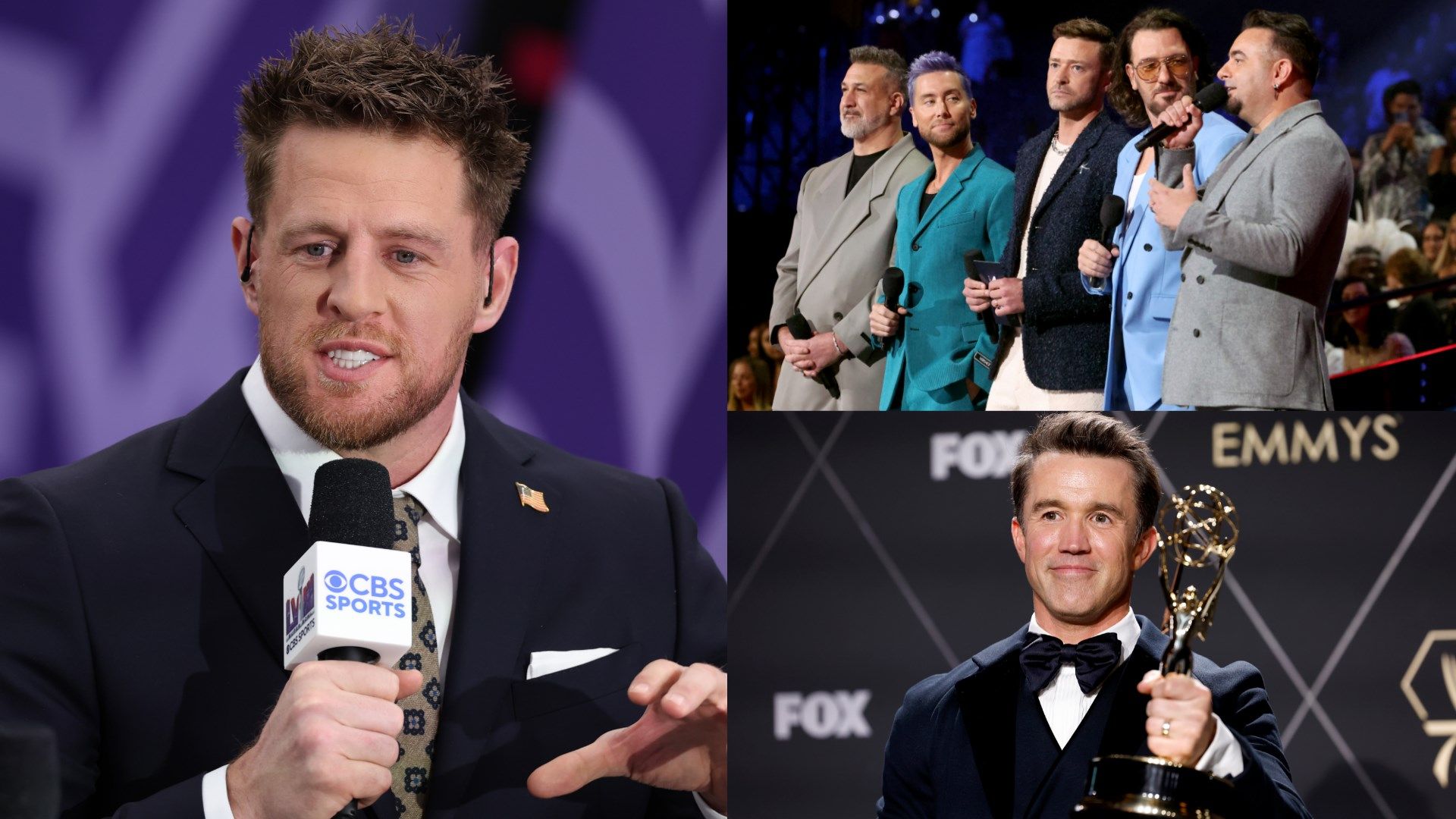 JJ Watt Rob McElhenney split