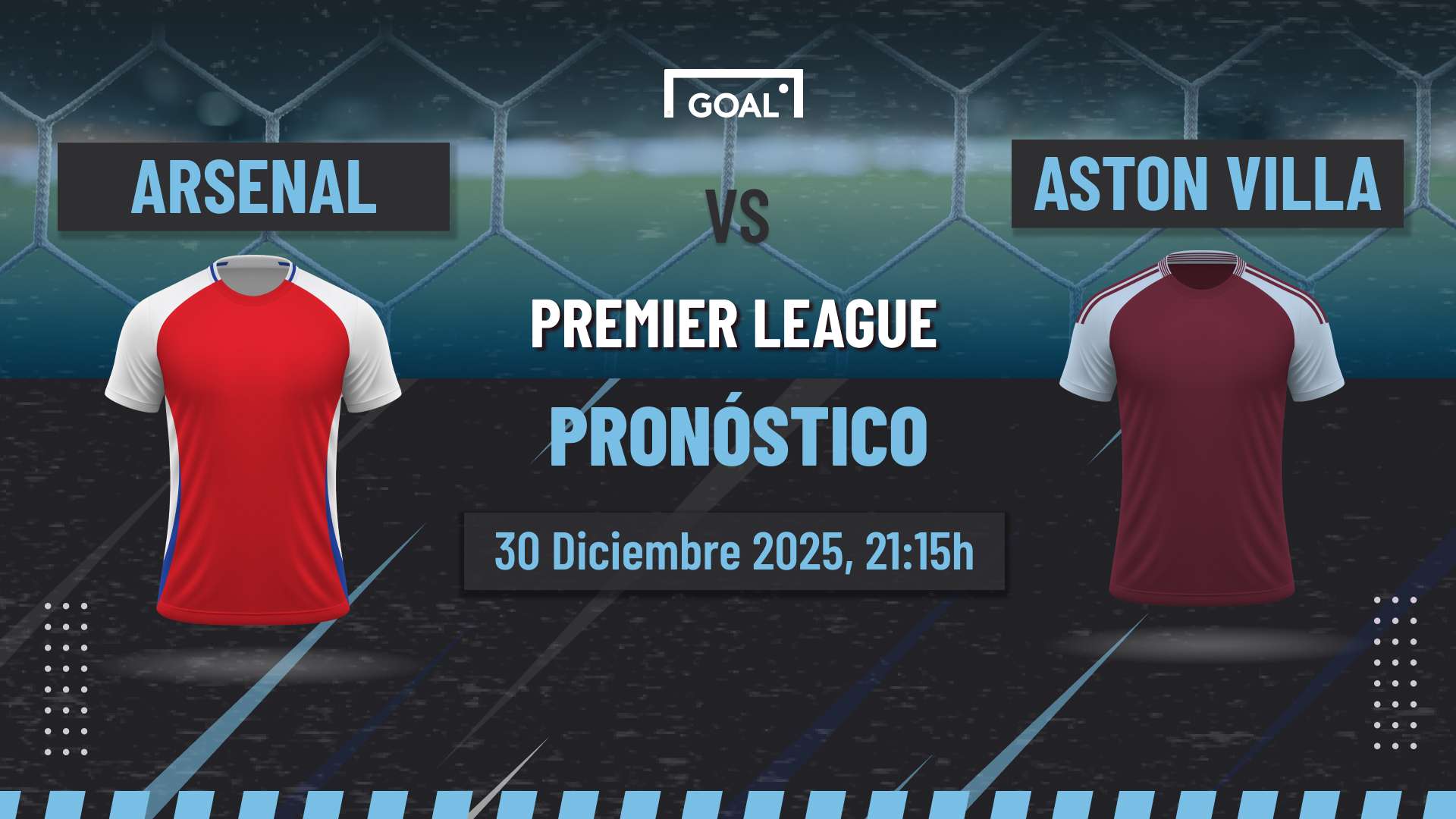 Arsenal vs Aston Villa Pronóstico y Apuestas Premier League | 30/12/25