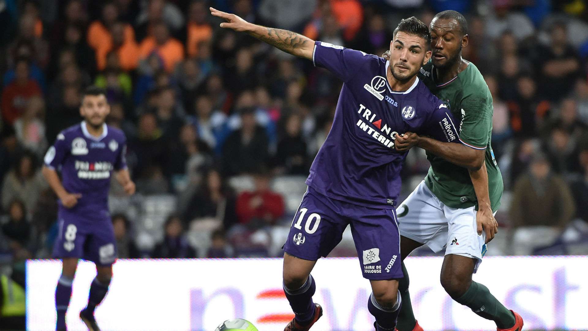 Kévin Theophile-Catherine Andy Delort Toulouse ASSE Ligue 1 29102017