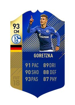 FIFA 18 Bundesliga Team of the Season Leon Goretzka